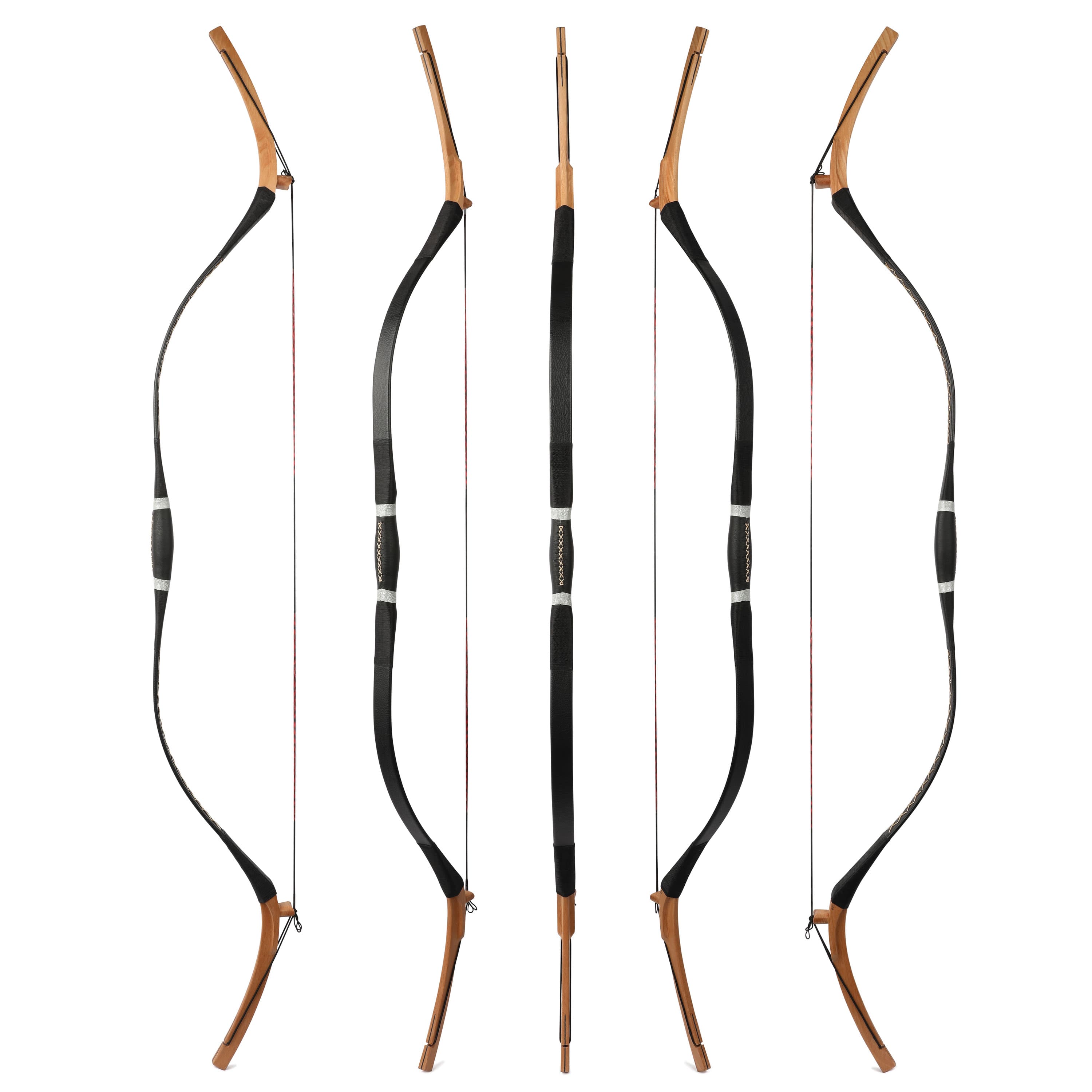 Traditional Longbow Complete Set 20-45lbs Historical Archery