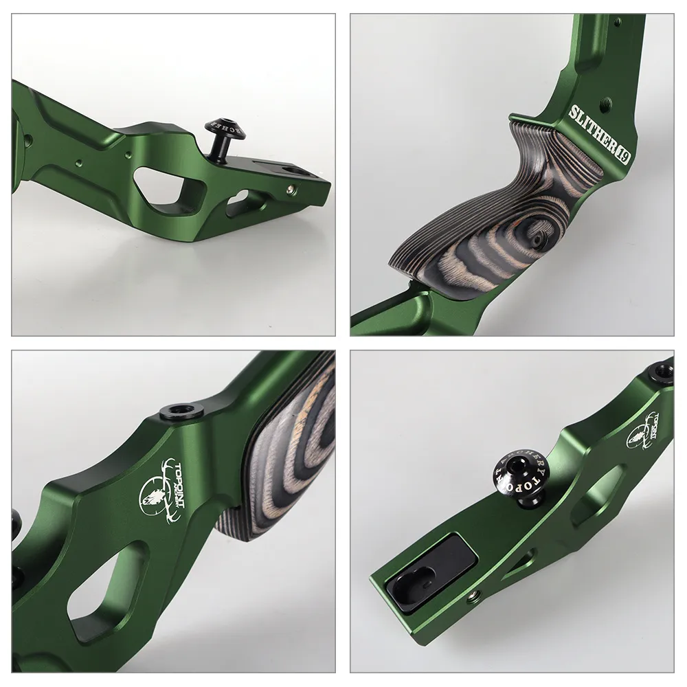 TOPOINT SLITHER 17" 19" 21" ILF Hunting Bow Riser RH-CHN Archery