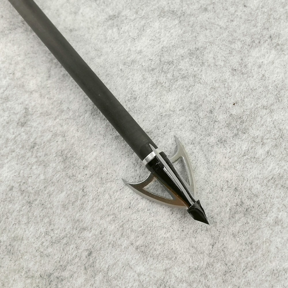 Archery 3 Blade Broadhead 100 Grain Screw Arrowhead Crossbow Recurve Bow Hunting