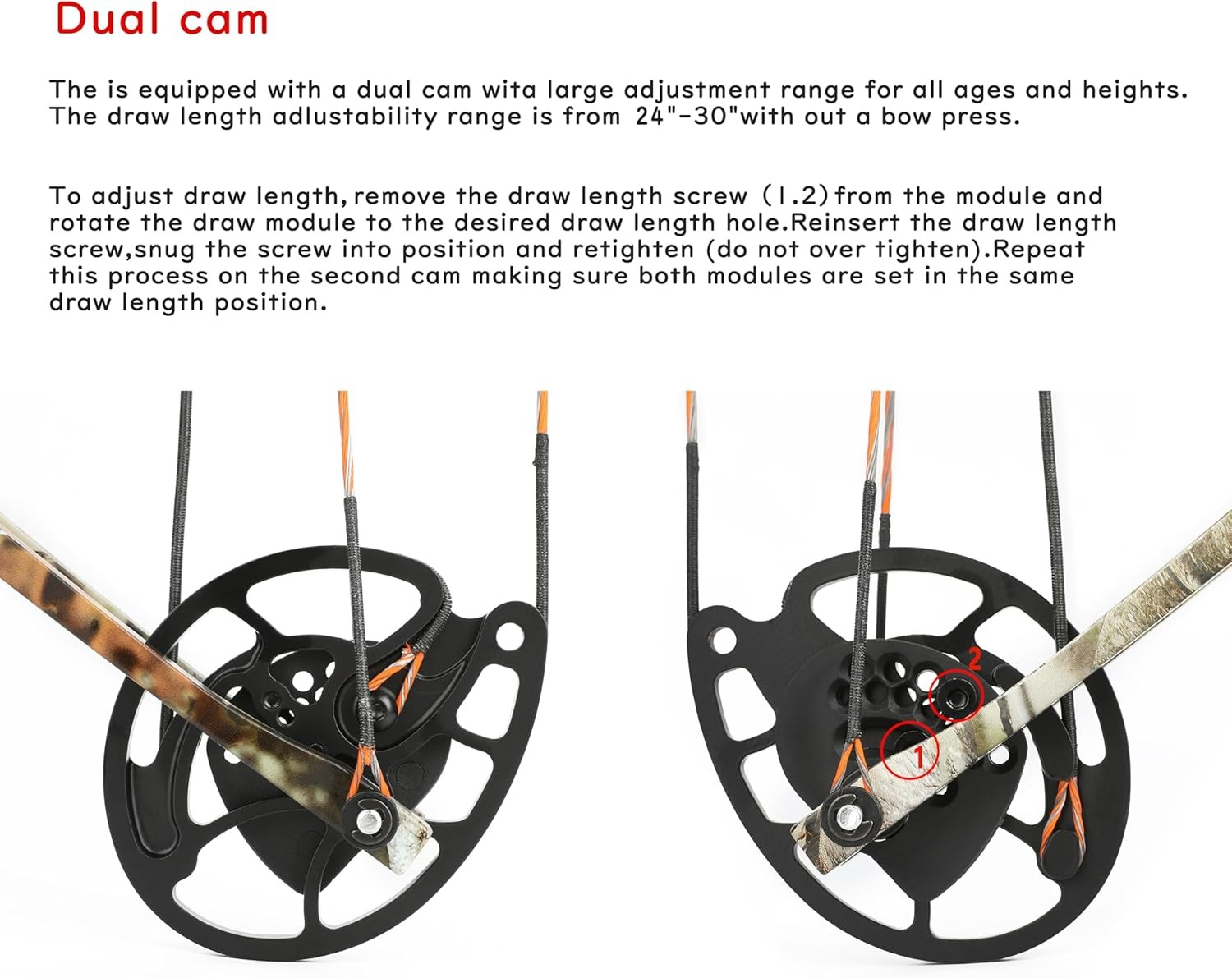 JUNXING M121A Compound Hunting Bow Set RH 0-70 lbs