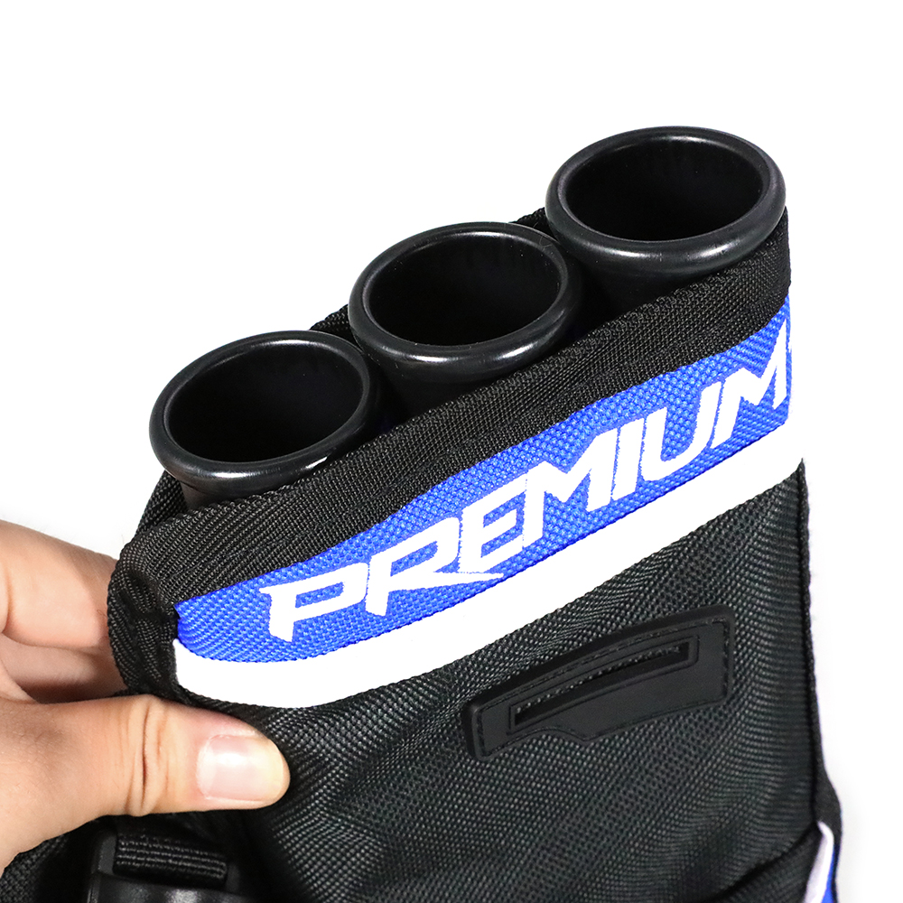 Nylon 3 Tube Hip Quiver with Belt - Holds 20-30 Arrows