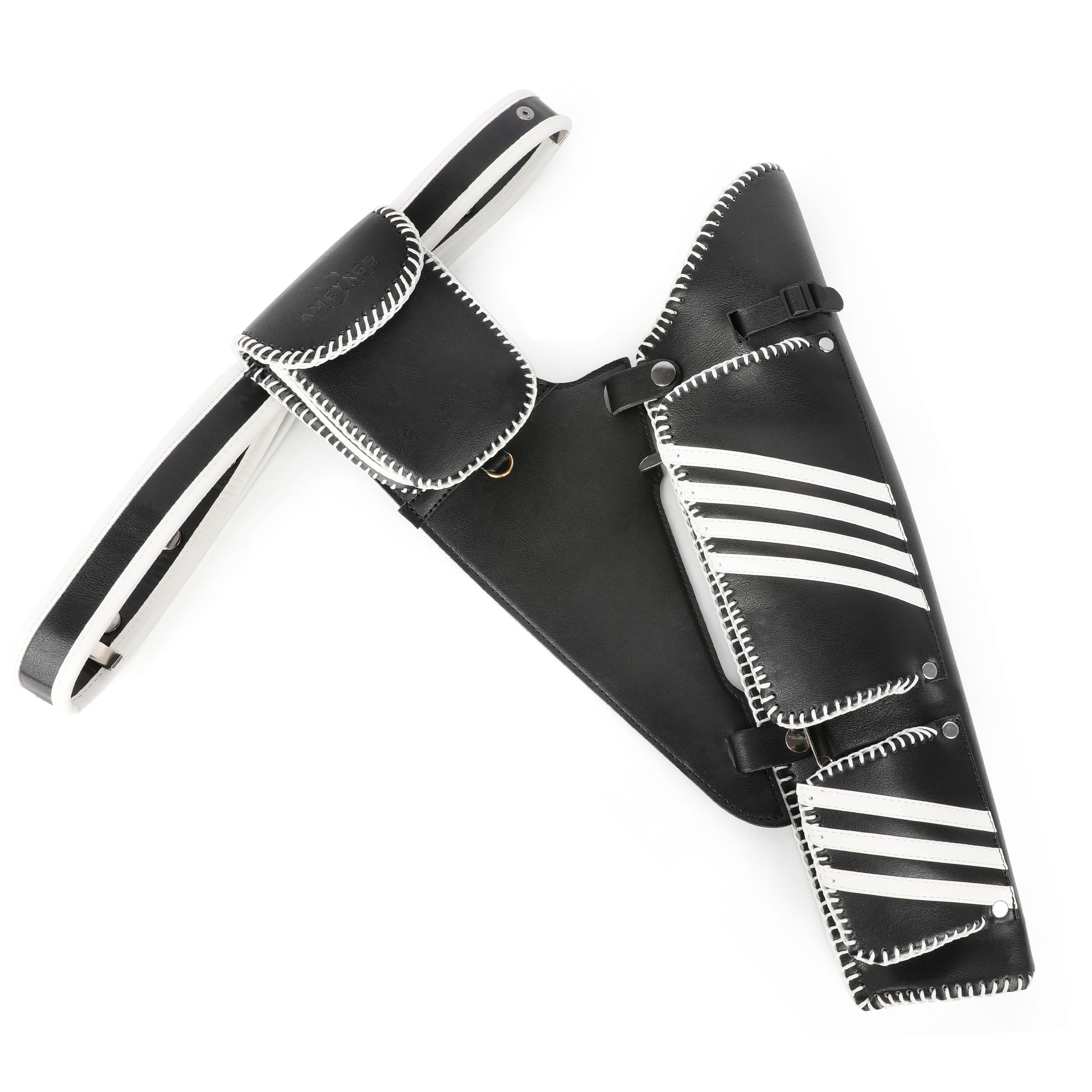 Forward Woven Leather Archery Quiver