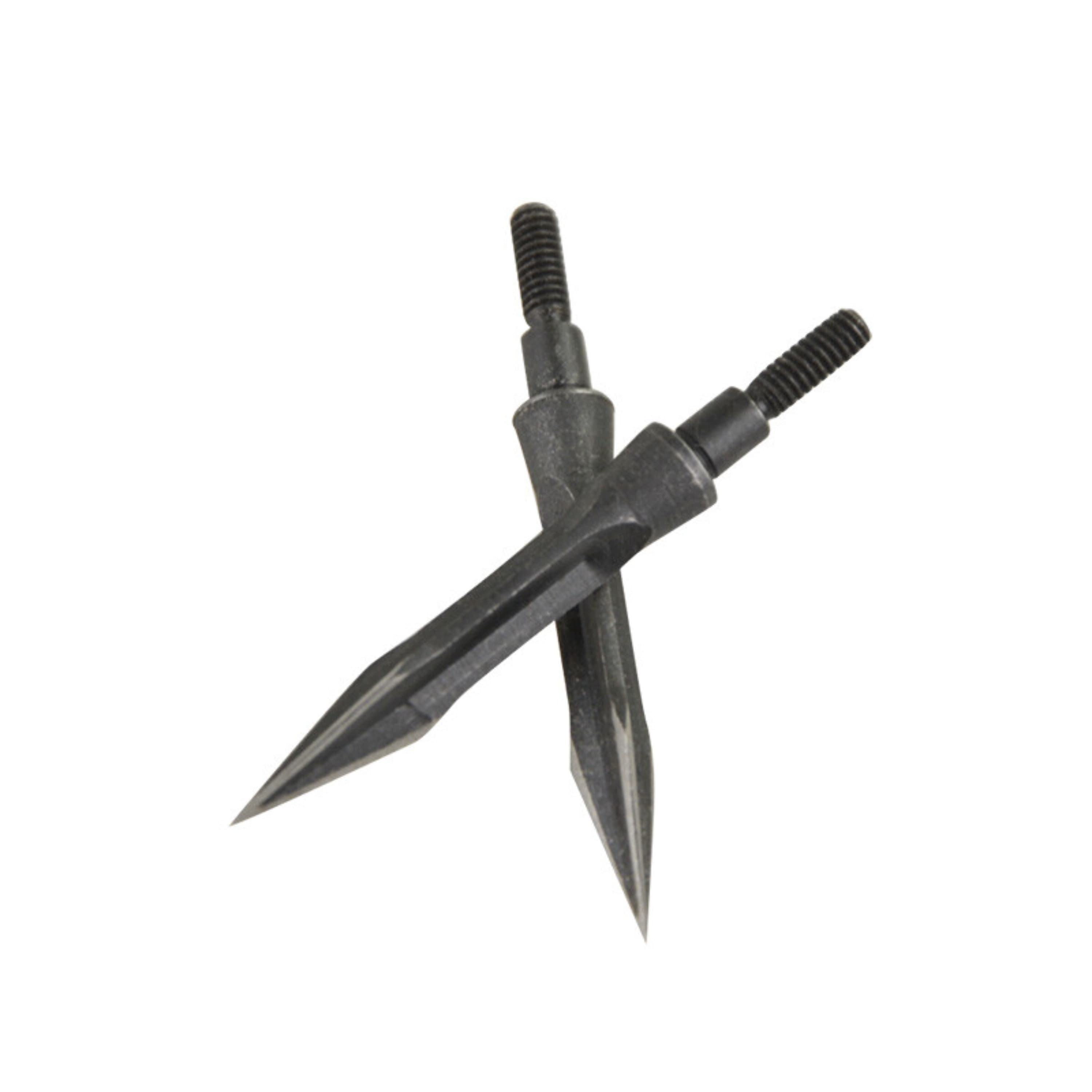 Carbon Steel Broadheads 112 Grain Hunting Arrow Tips (12 Pack)