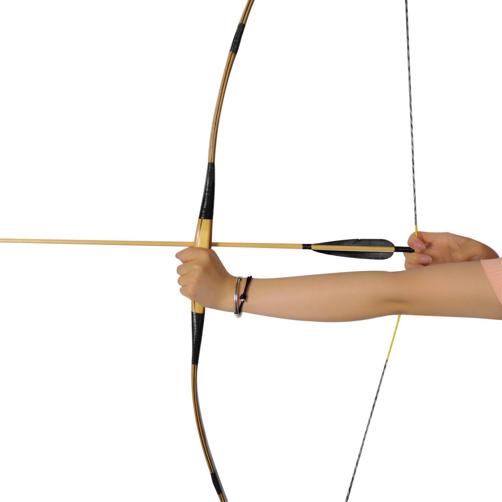 20-40lbs Traditional Bow Arrows Kit Hunting Longbow Archery