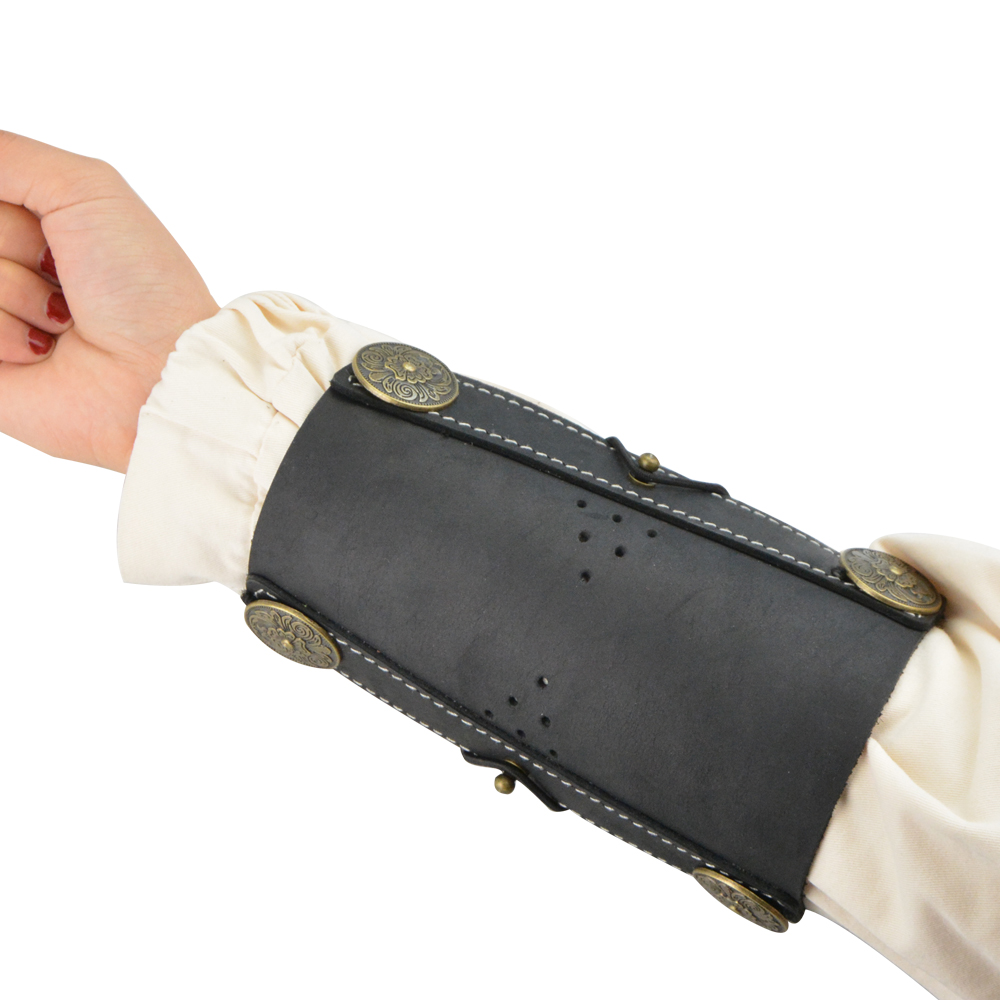 Leather Arm Guard Full-Grain Cowhide Thickened Arm Guard