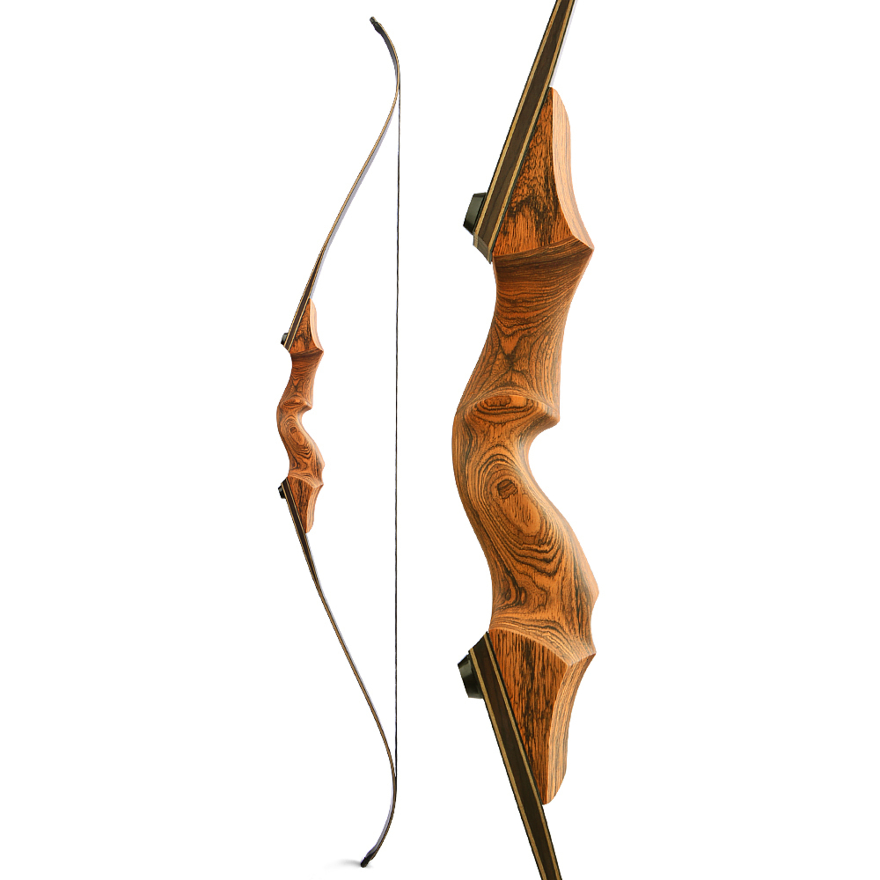 Black Hunter Takedown Recurve Bow Complete Archery Set for Beginners