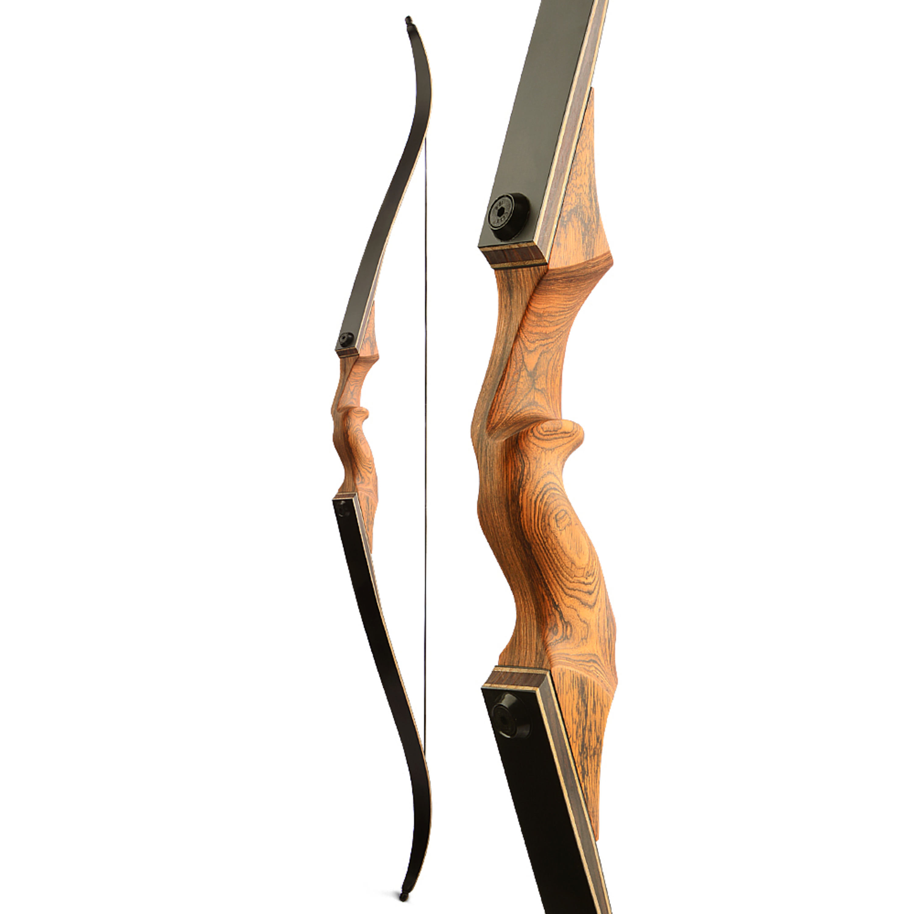 Black Hunter Takedown Recurve Bow Complete Archery Set for Beginners