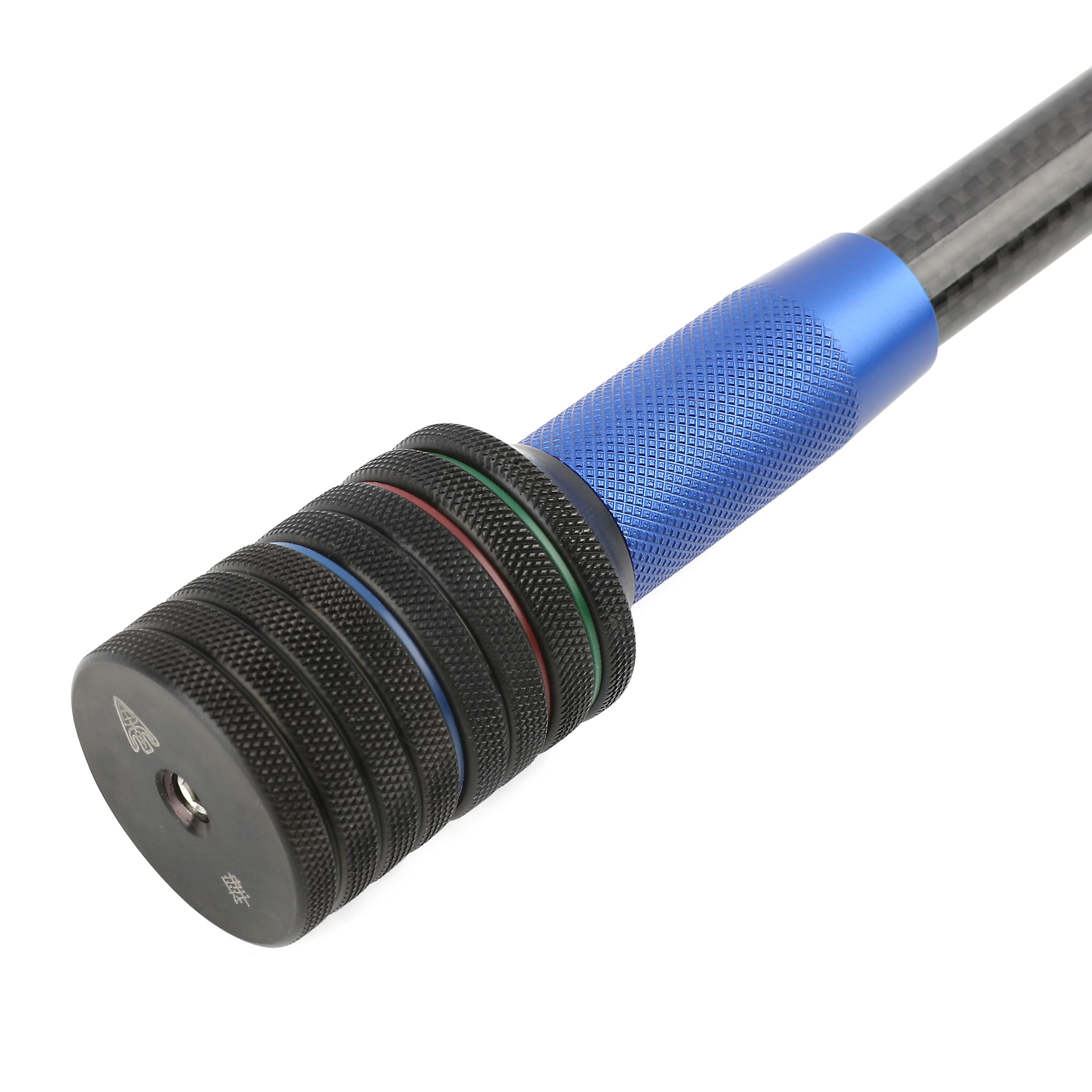 Black Stainless Steel Solid Stack Stabilizer Weights (Colored Spacers)-CHN Archery