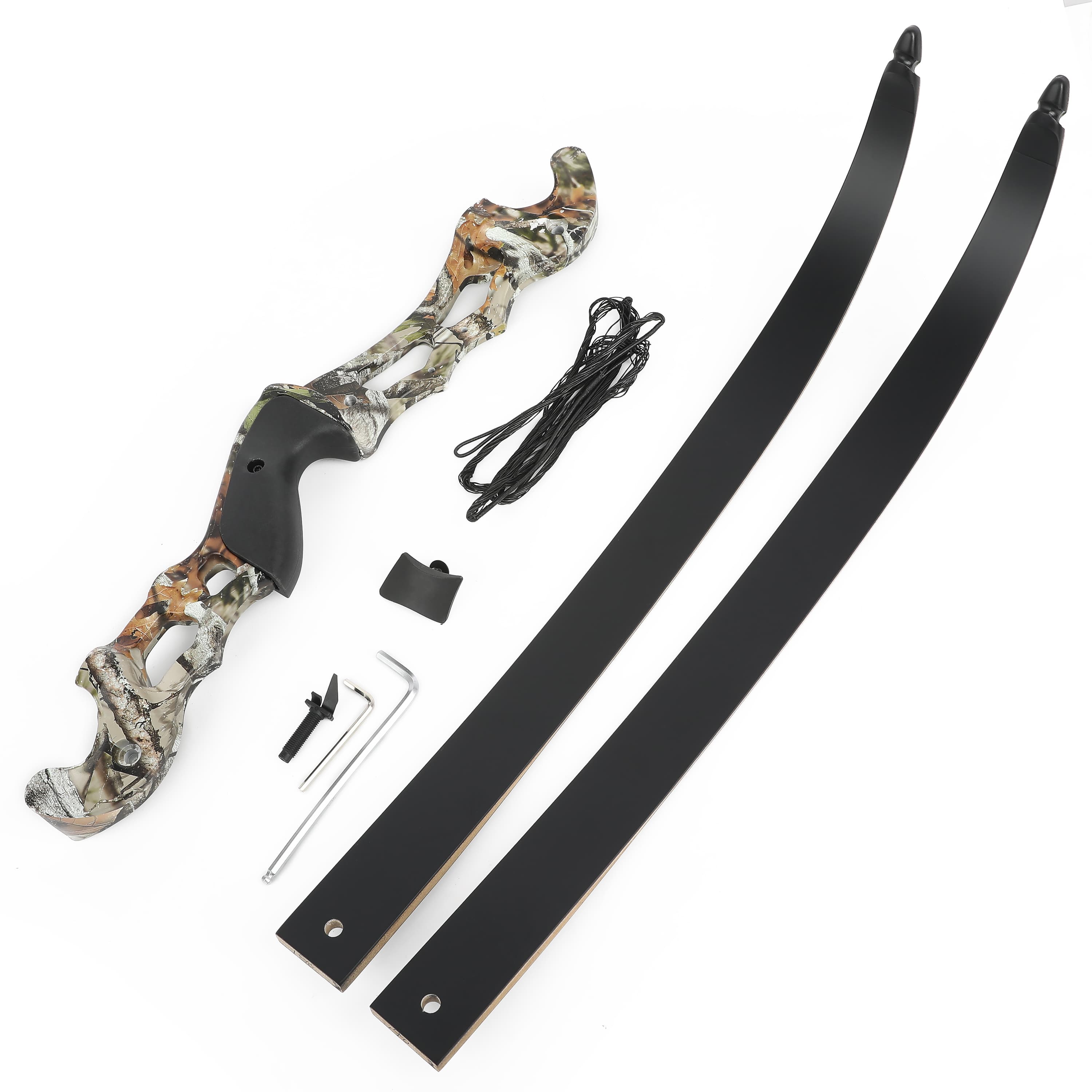 JUNXING F185 Takedown Recurve Bow Hunting Bow Kit 30-50lbs