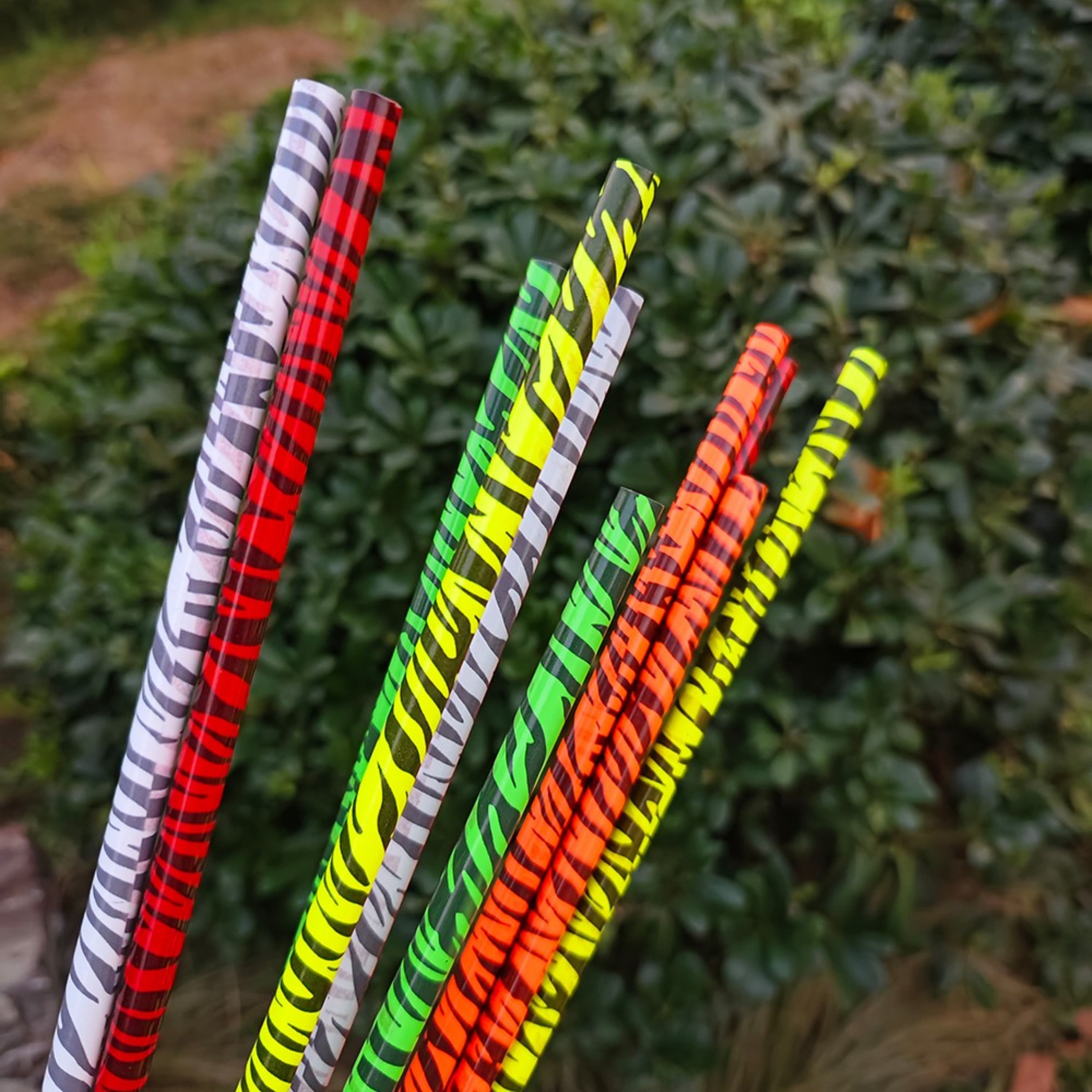 30" Carbon Arrow Shafts ID 6.2mm for DIY Archery Shooting (12 Pack)