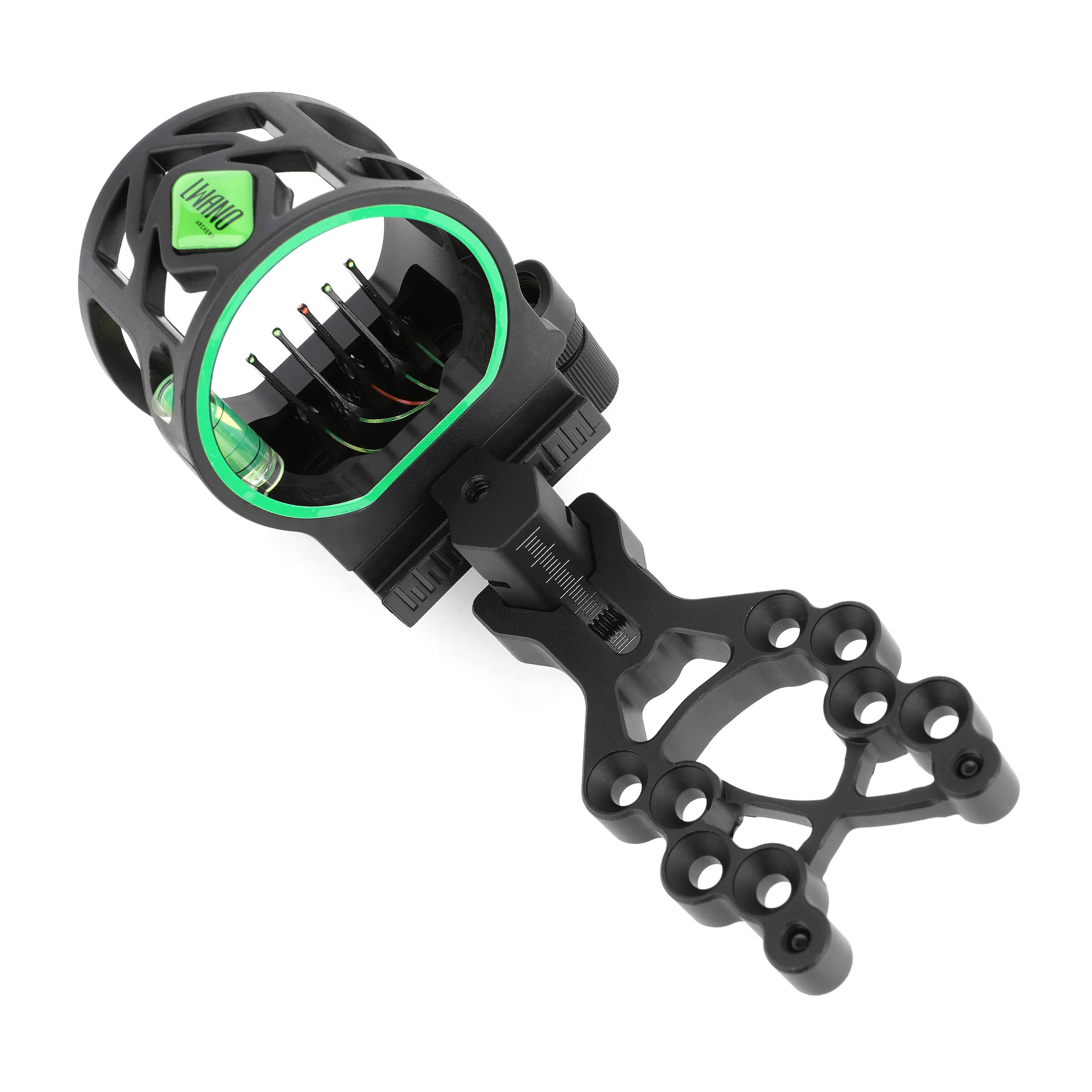 LWANO M1 5 Pin .019" Fiber Hunting Bow Sight with Rheostat LightCHN Archery