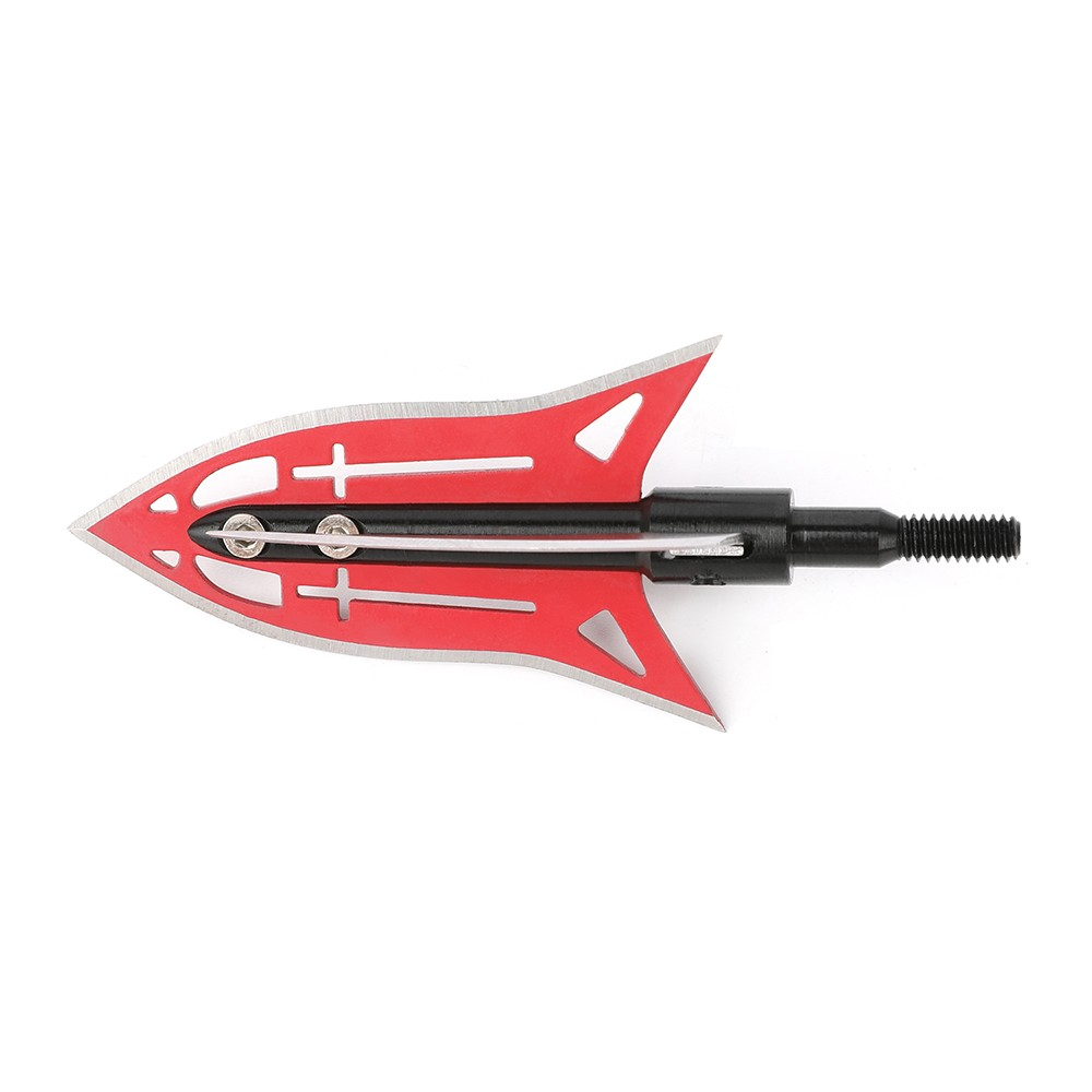 6pcs Fixed Blade Archery Broadheads Stainless Steel Point