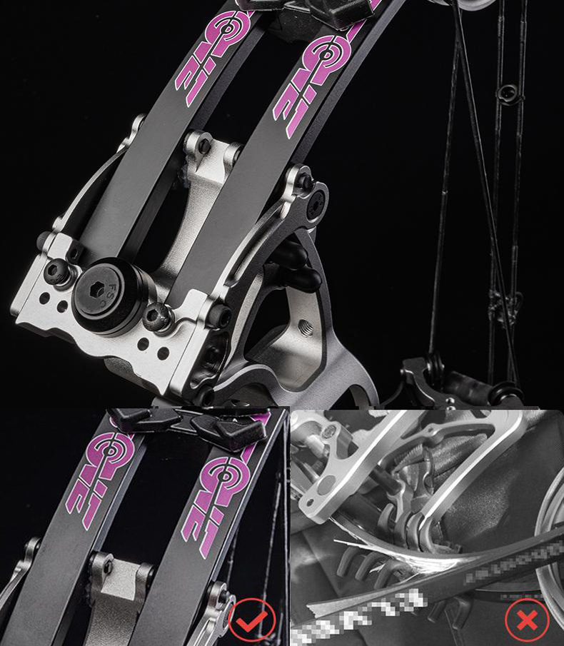 TUOLU TS ONE 23"  Compound Hunting Bow 0-70 lbs RH/LH