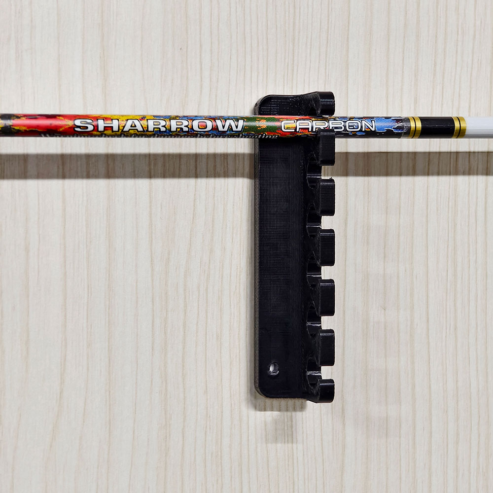 Archery Wall-Mounted Brackets Arrow Holder - 6 Arrows