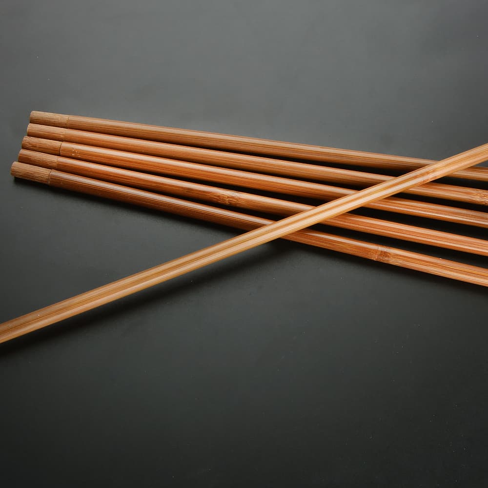 Custom Medieval Archery Fletched Bamboo Traditional Arrows (12 Pack)-CHN Archery