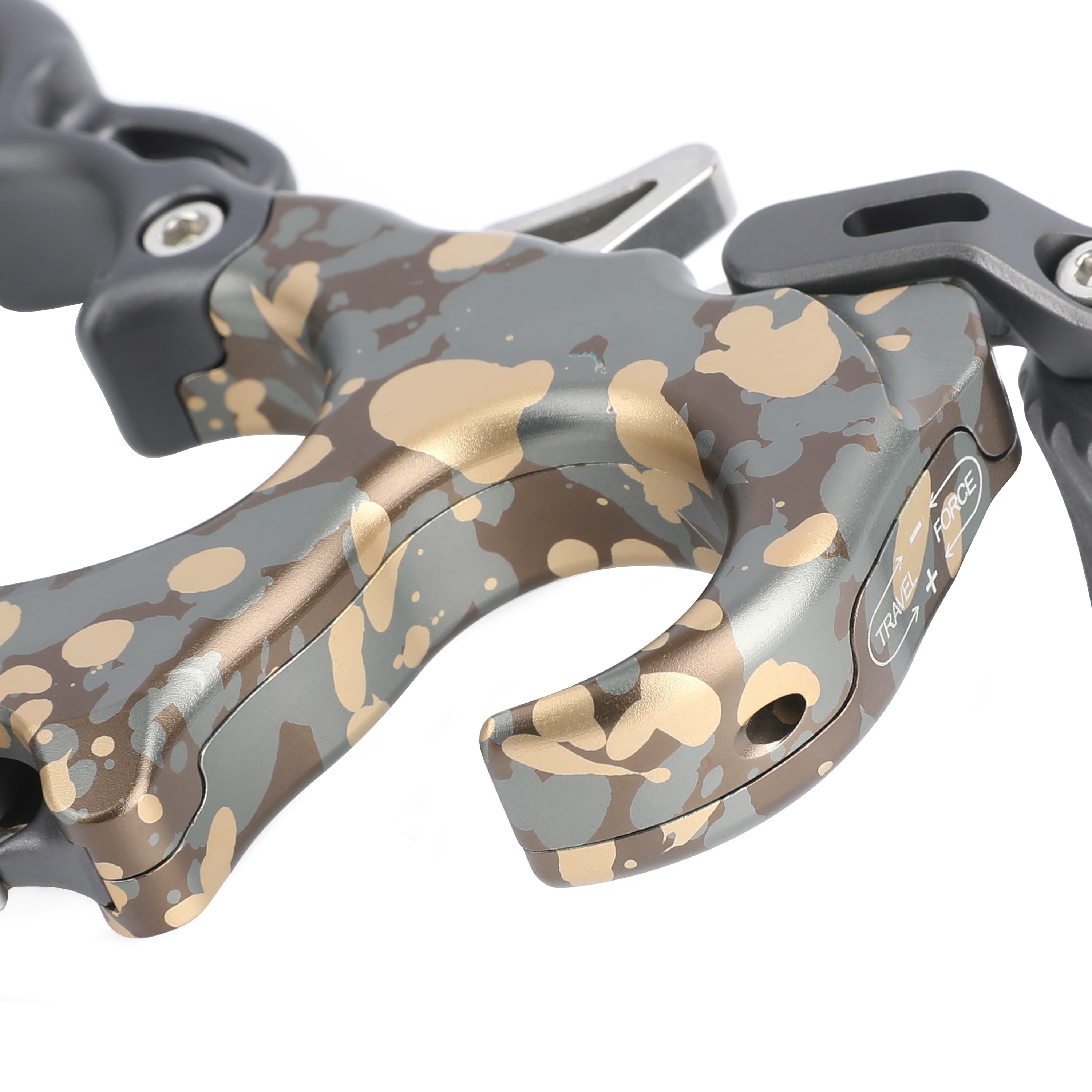 UV Button Release Anodized/Camo 3/4 Finger Release - Aluminum-CHN Archery