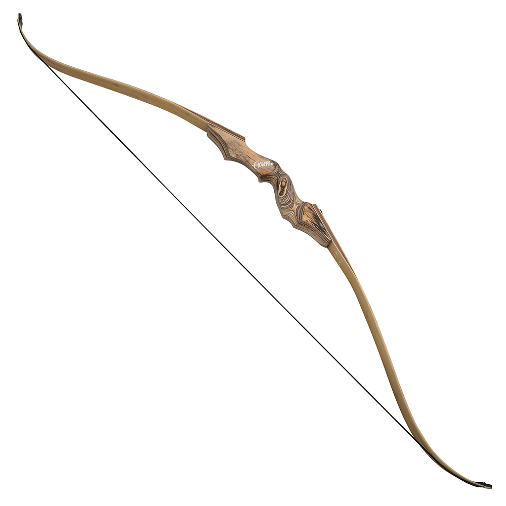 Black Hunter 60" Hunting Takedown Wooden Recurve Bow 20-60lbs RH/LH