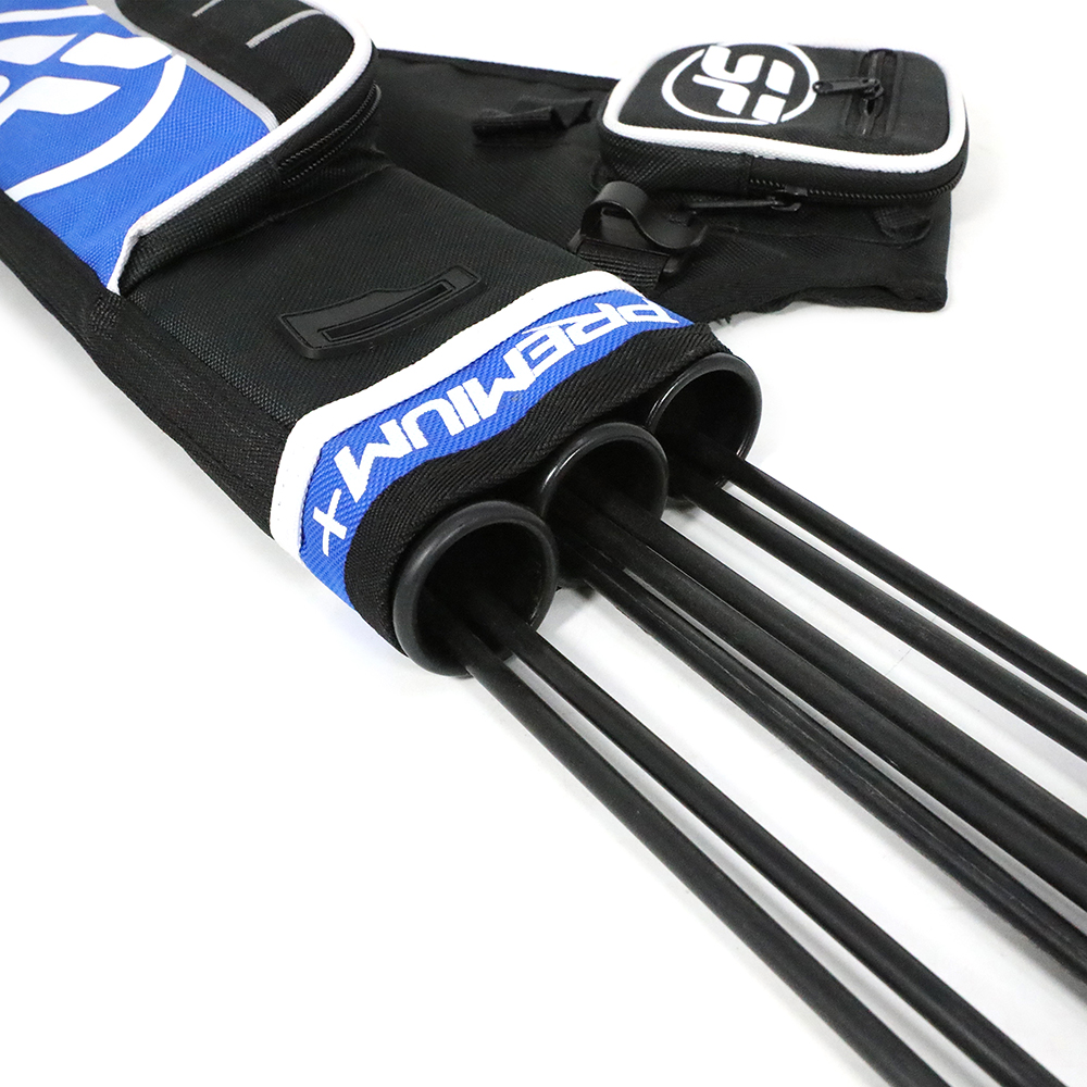 Nylon 3 Tube Hip Quiver with Belt - Holds 20-30 Arrows