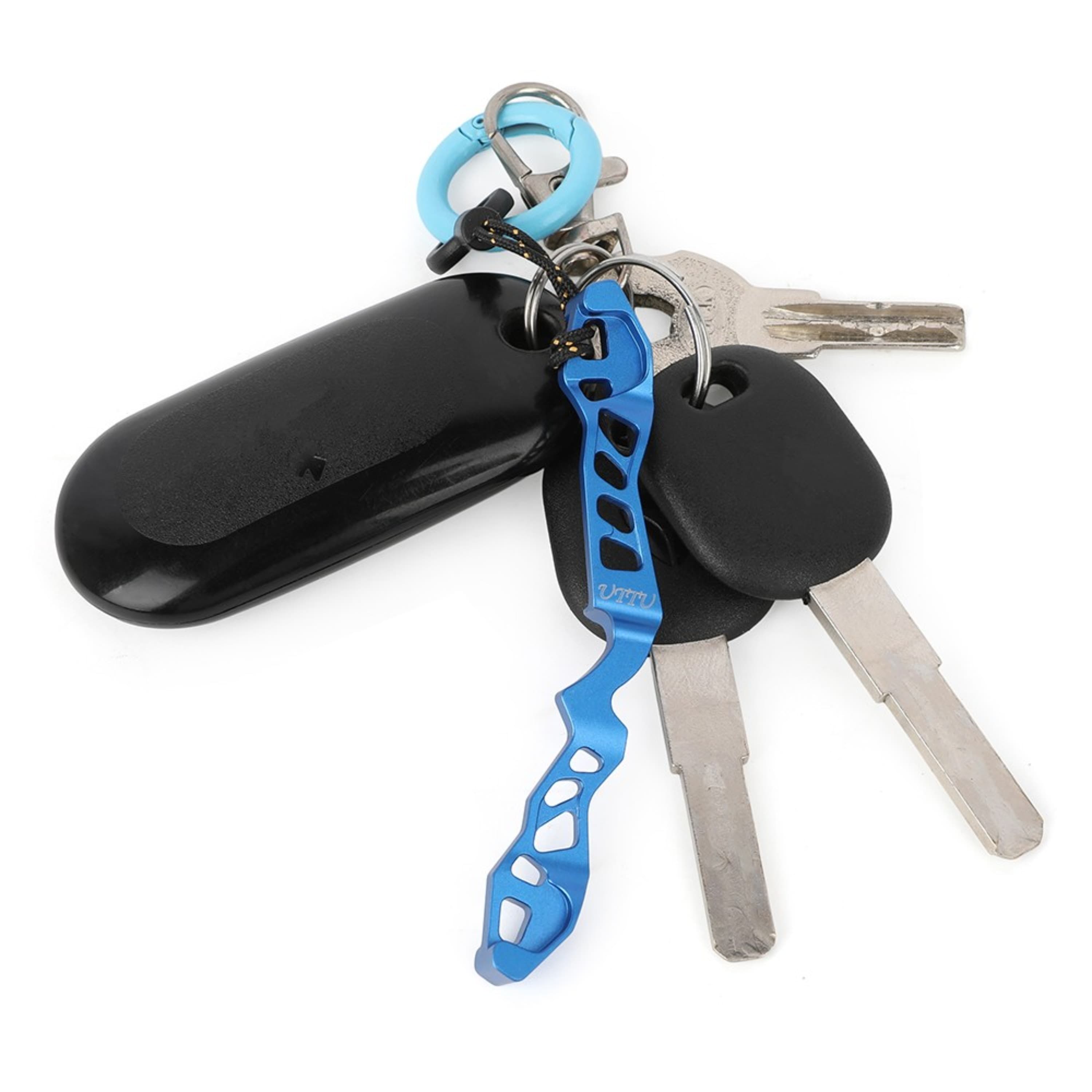 Recurve Bow Riser Keychain Aluminum Alloy Archery Keyring Gift