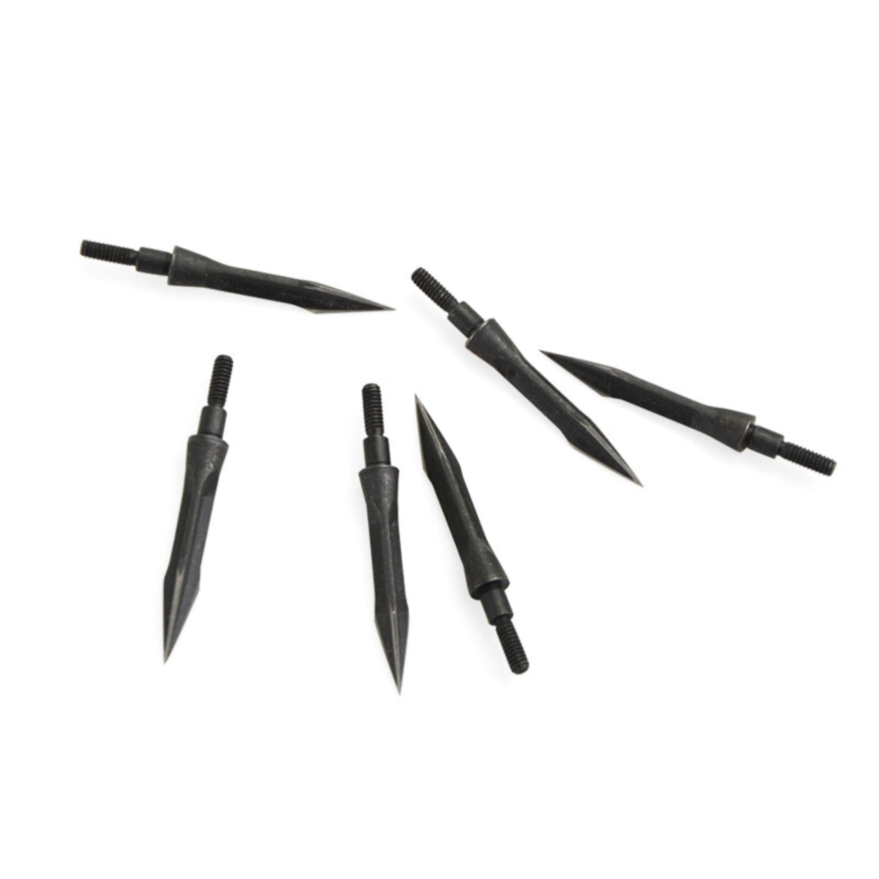 Carbon Steel Broadheads 112 Grain Hunting Arrow Tips (12 Pack)