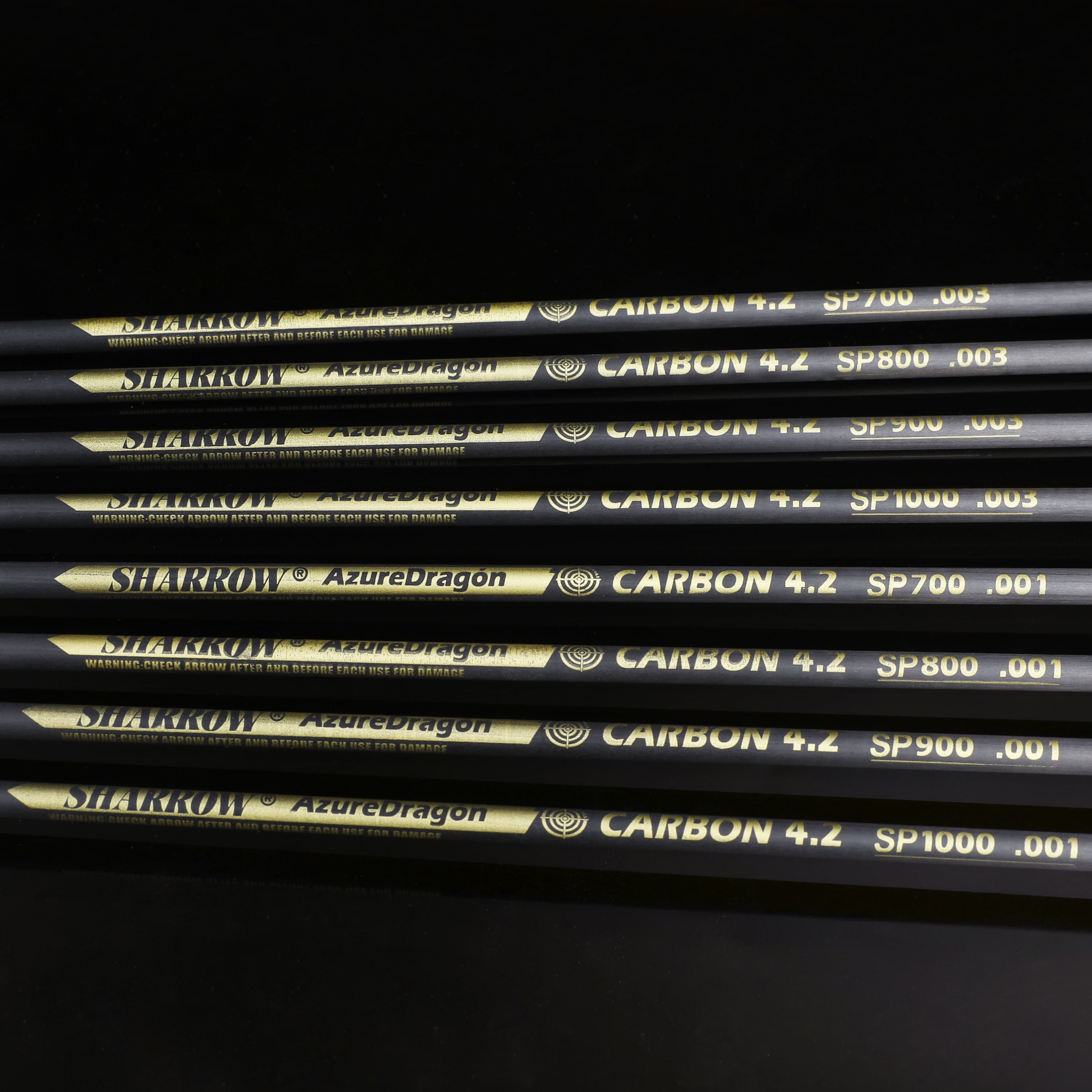 SHARROW .166" Recurve Bow Arrows Spine 700/800/900/1000 (12 Pack)-CHN Archery