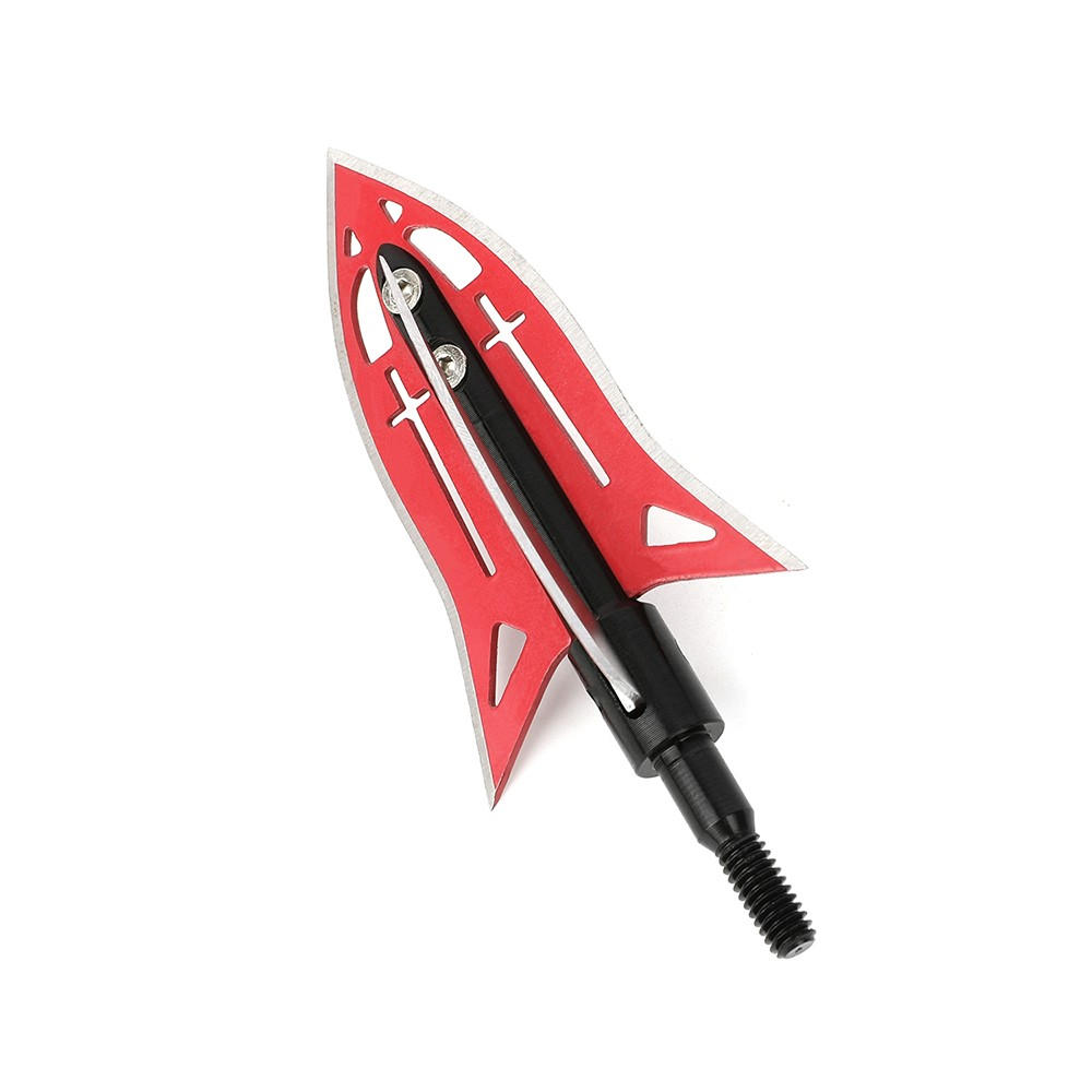 6pcs Fixed Blade Archery Broadheads Stainless Steel Point