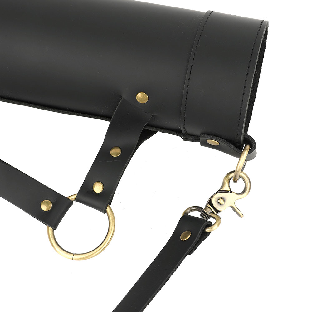 Handmade Archery Shoulder Back Arrow Quiver Genuine Leather