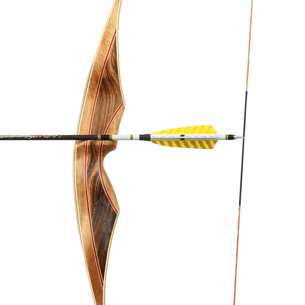 62" Traditional Wooden Longbow Archery 30-60 lbs