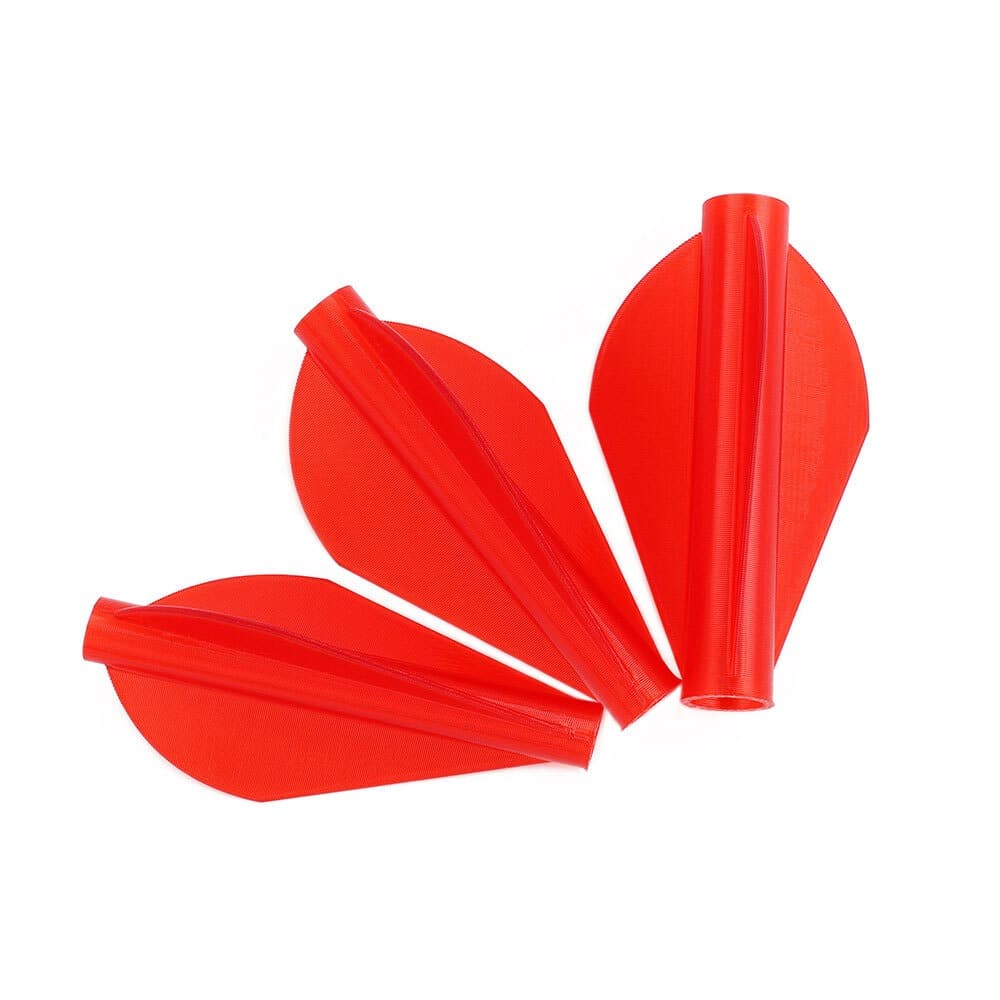 AMEYXGS 1.75" One-Piece Arrow Vanes for 4.0/6.0/7.6mm Shafts (50 Pack)