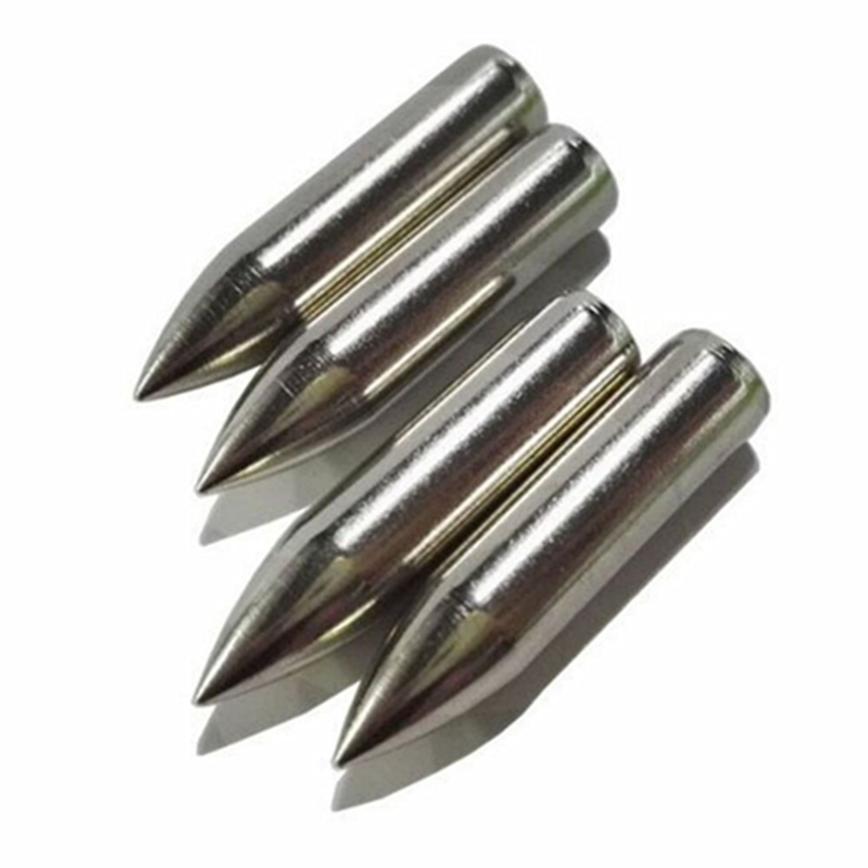 Archery Arrowheads Metal Practice Tips for ID 8mm DIY Arrows (12 Pack)