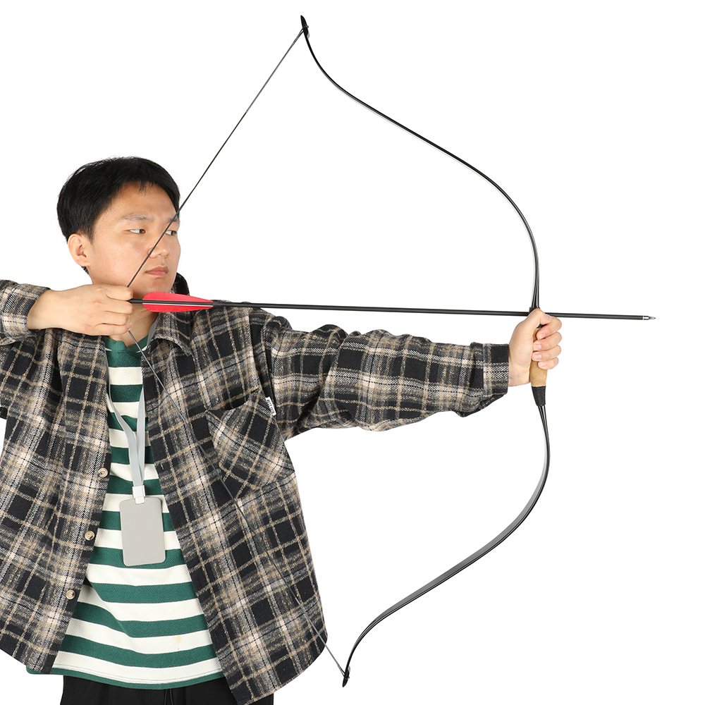 55" Traditional Wooden Longbow Archery 10-35 lbs