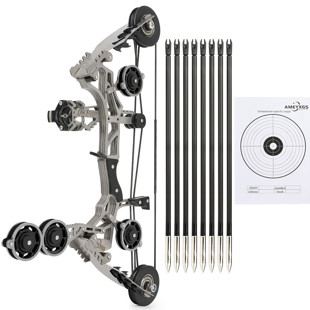 Mini Compound Bow 10 lbs Archery Set for Beginners Youth