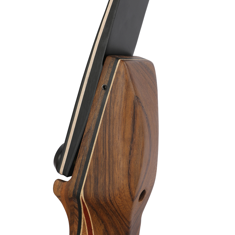 60" Traditional Recurve Bow 30-60lbs Longbow RH Hunting