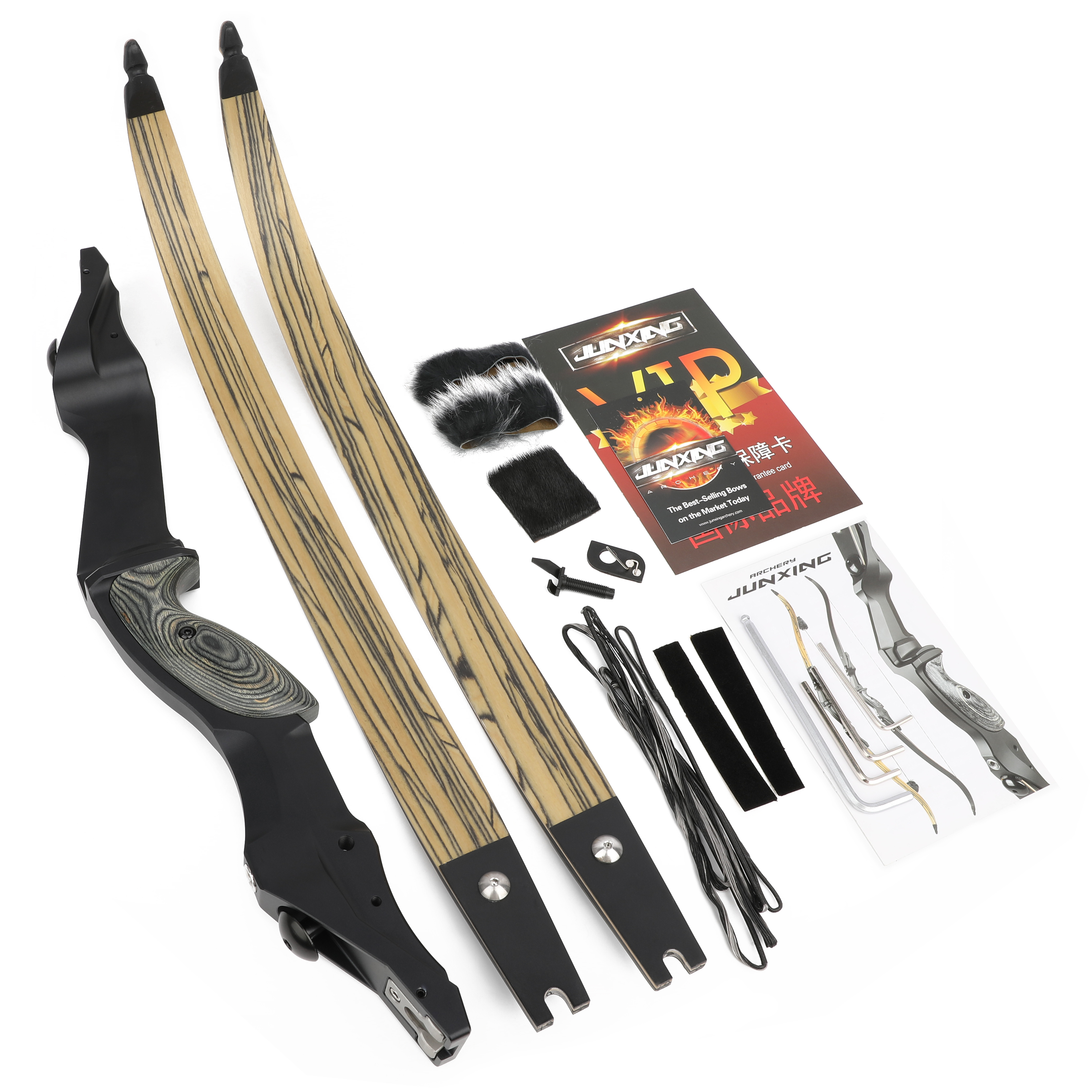 JUNXING F261 Pharos 2 ILF Recurve Bow for Hunting 30-60 lbs