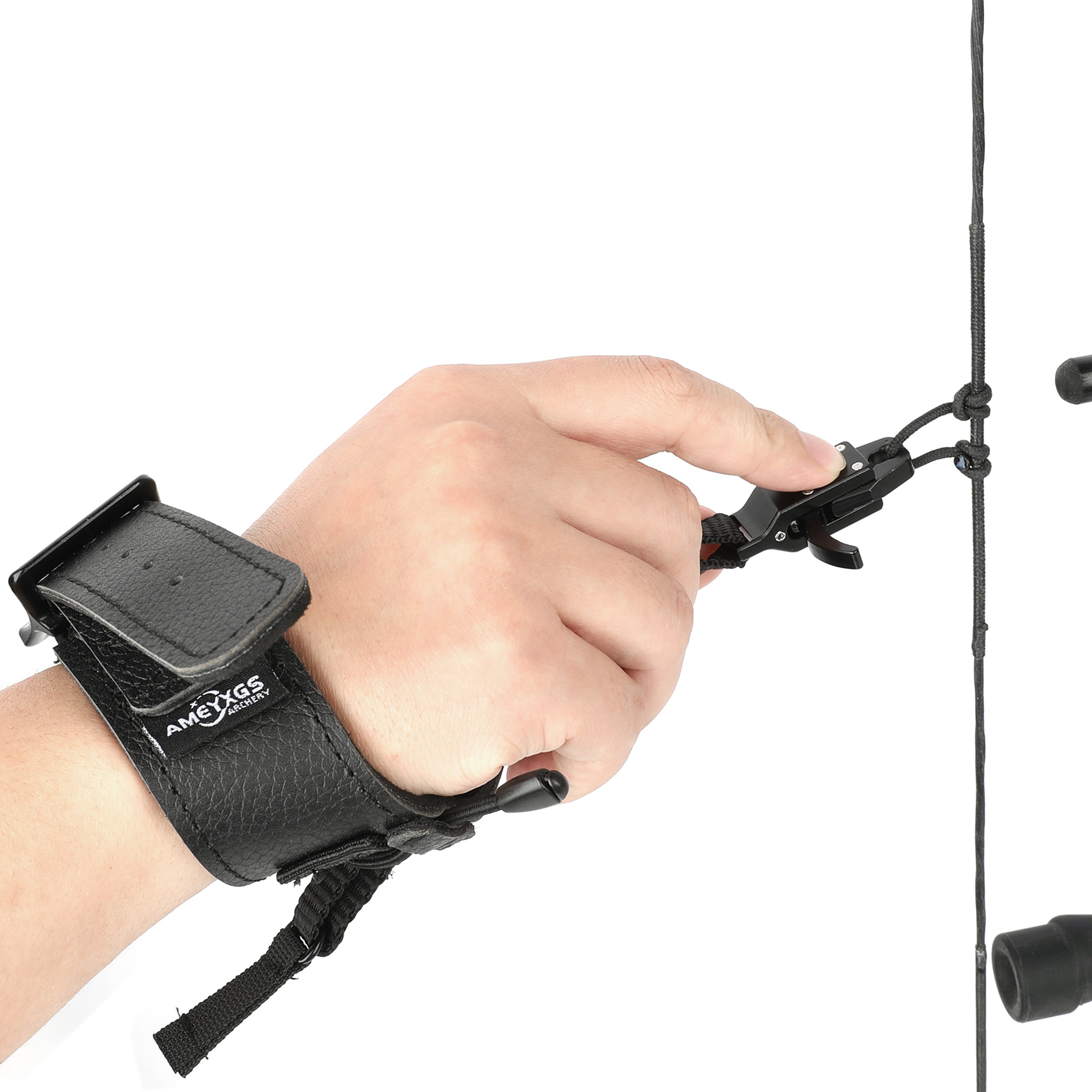 AMEYXGS K8 Leather Wrist Release Cowhide Material