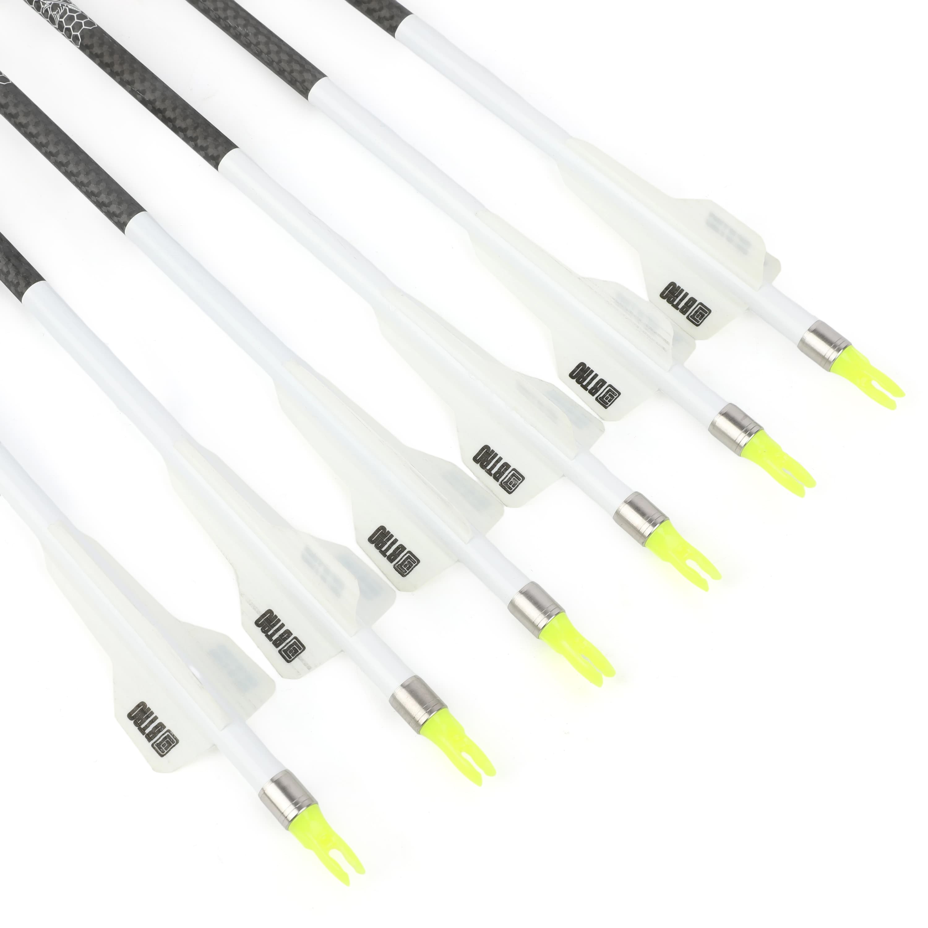 SHARROW 32" 3K Pure Carbon Arrows +/- .003" Spine 250-400 (12 Pack)