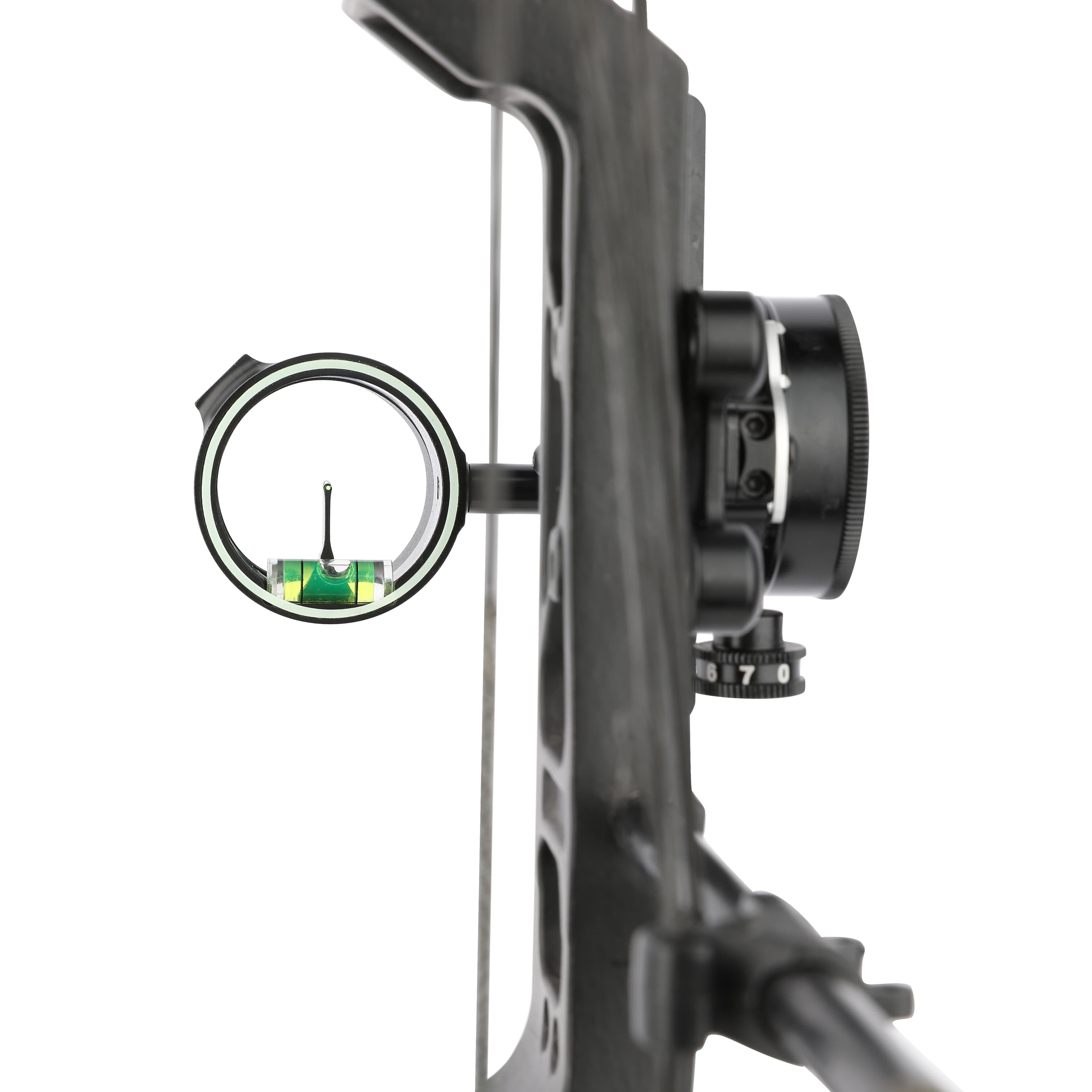 HOGG .019" Fiber Micro Adjust Single Pin Sight RH-CHN Archery