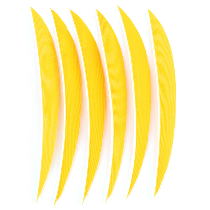 Turkey Arrow Feathers 5 Inch Natural Traditional Fletching  (50 Pack)