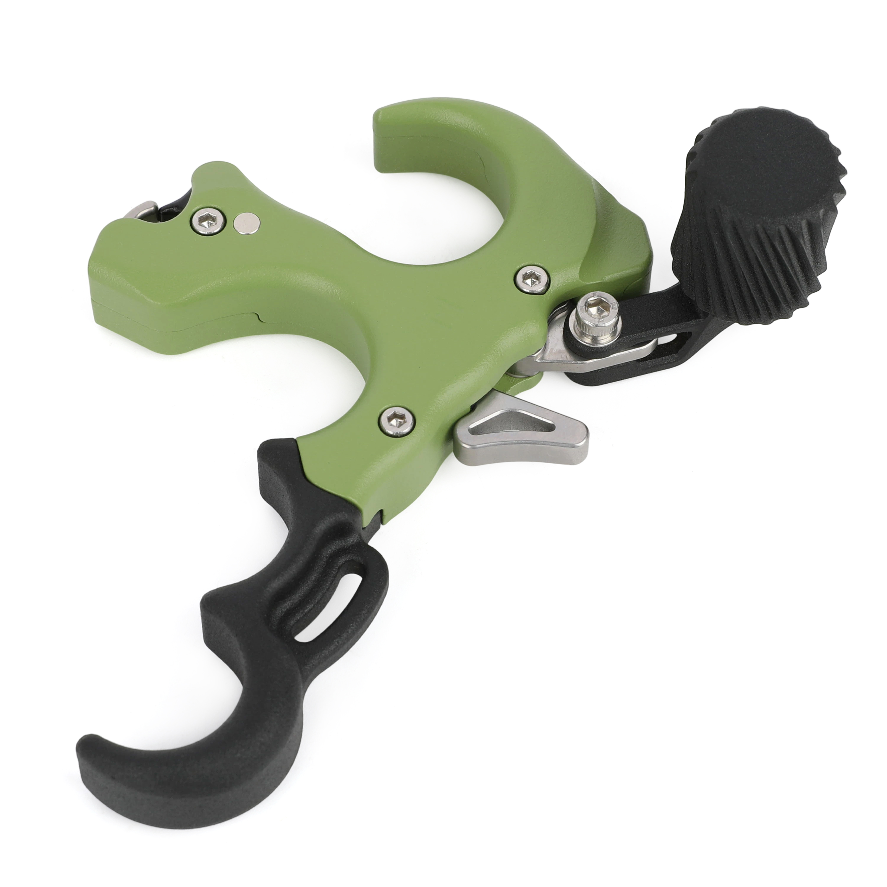 UV Button Release Aluminum Archery Three Finger Release