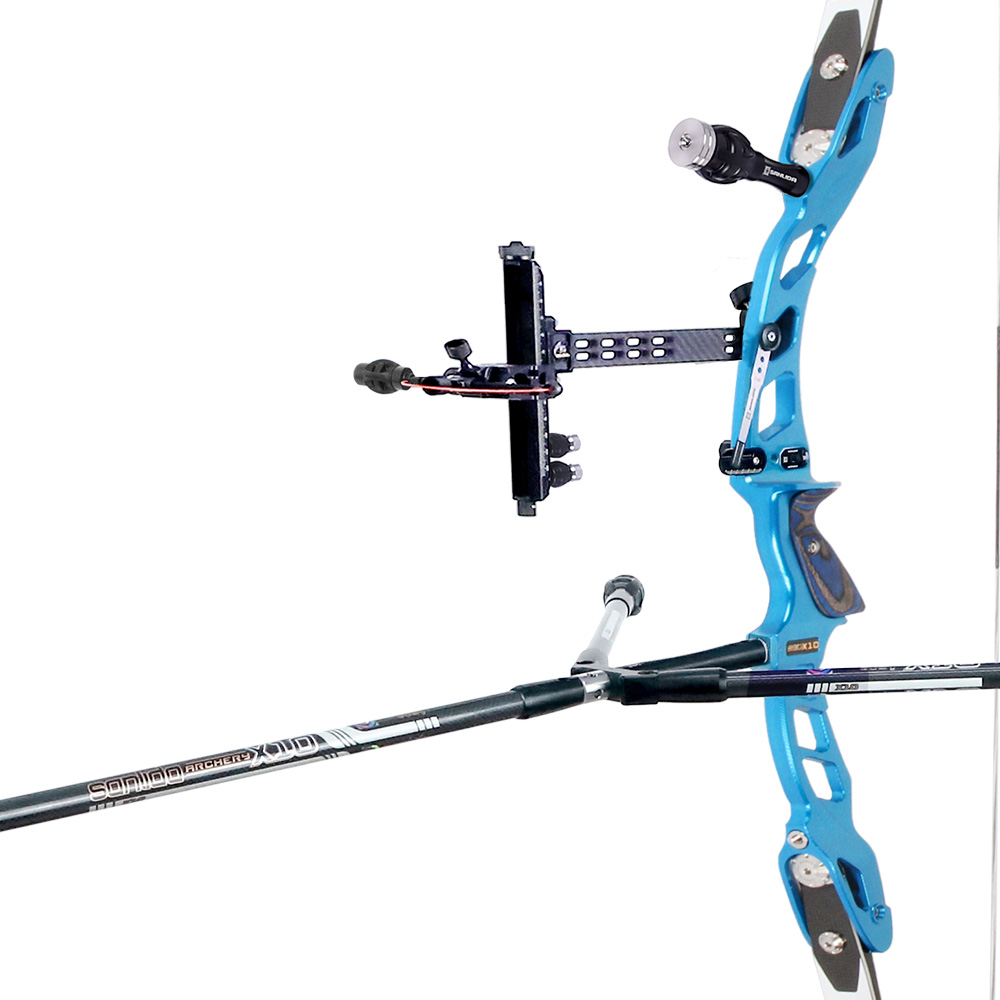 SANLIDA Miracle X10 66" 68" 70" Olympic ILF Target Recurve Bow 16-46# @28"-CHN Archery