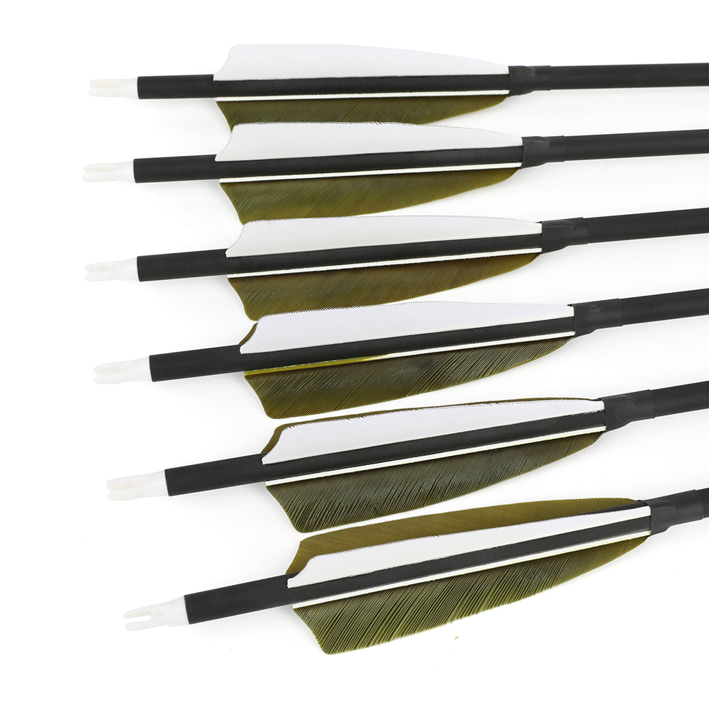 SHARROW 6.2mm Carbon Arrows Takedown Spine 500(12 Pack)