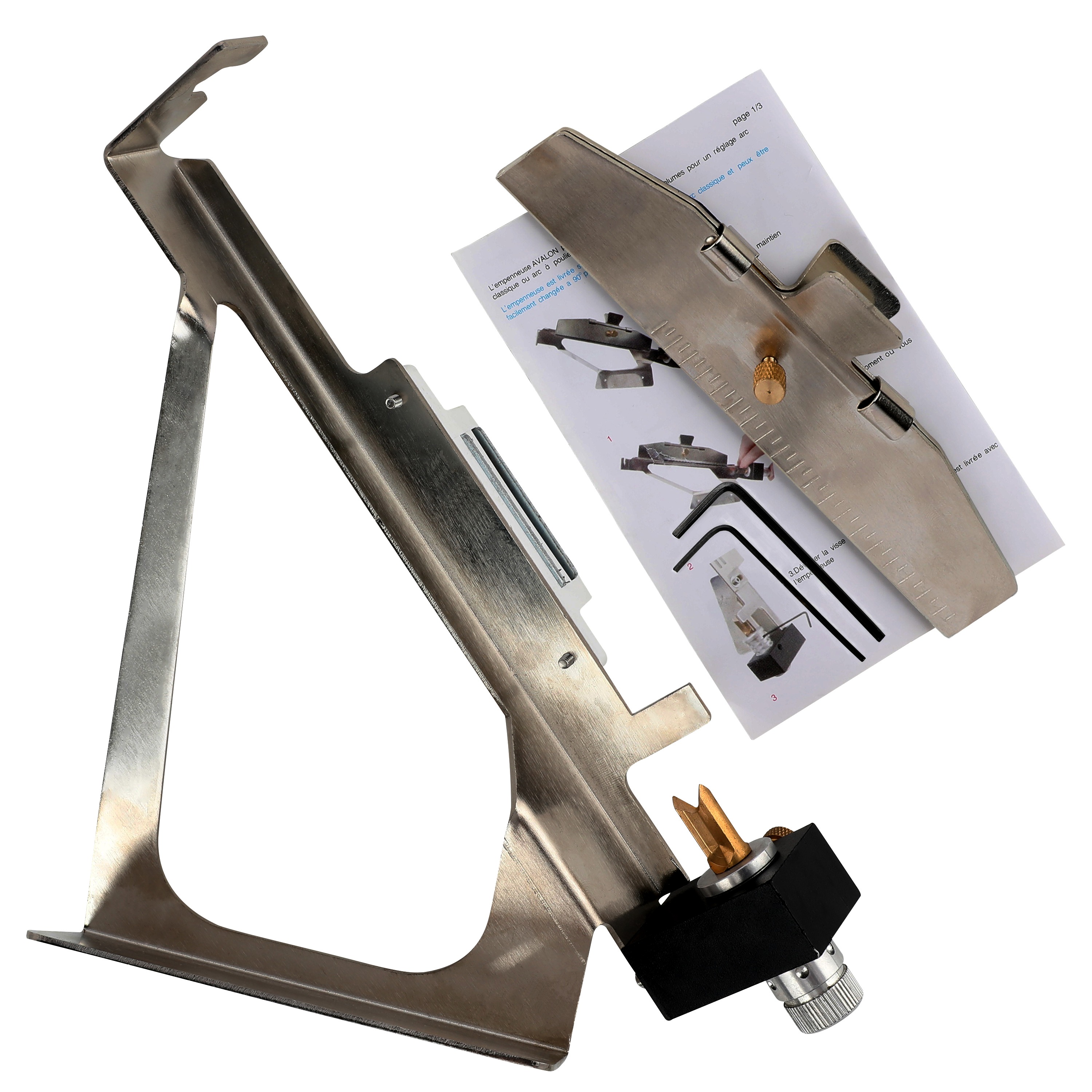 XWED Adjustable Arrow Fletching Jig with Clamp