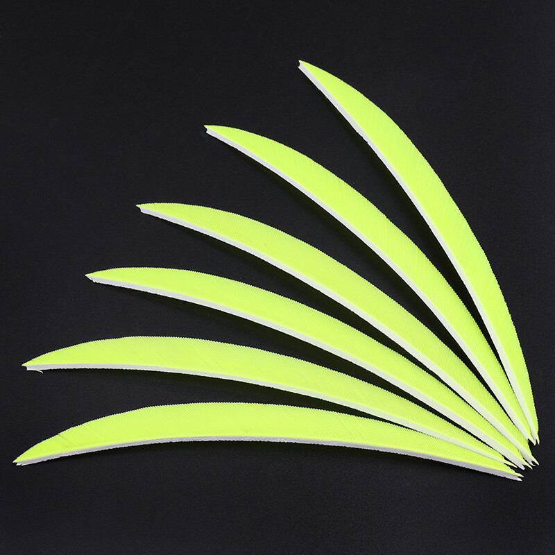 Turkey Arrow Feathers 5 Inch Natural Traditional Fletching  (50 Pack)