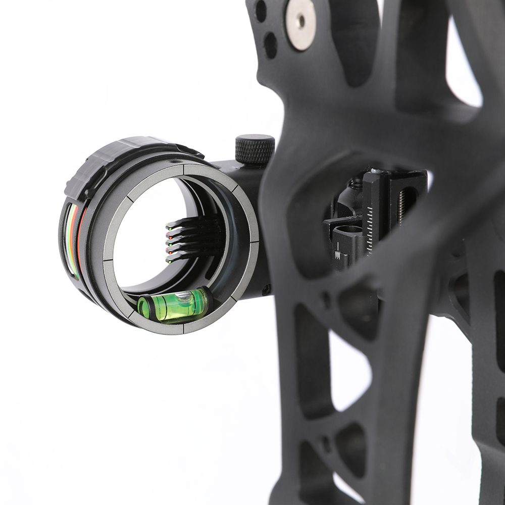 TOPOINT TX1550 Bow Sight Adjustable .019" 5 Pin Bow Sight RH/LH