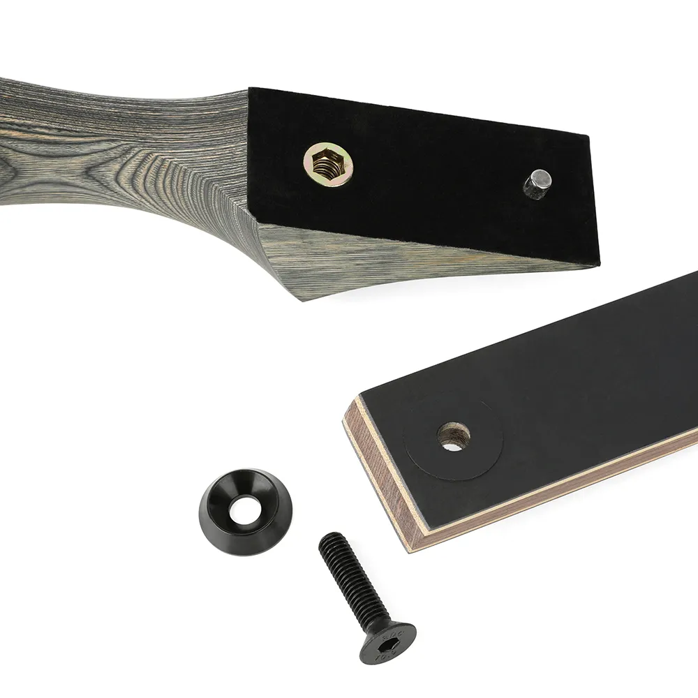 Black Hunter 60" Recurve Bow Takedown Hunting Bow 20-60 lbs RH/LH