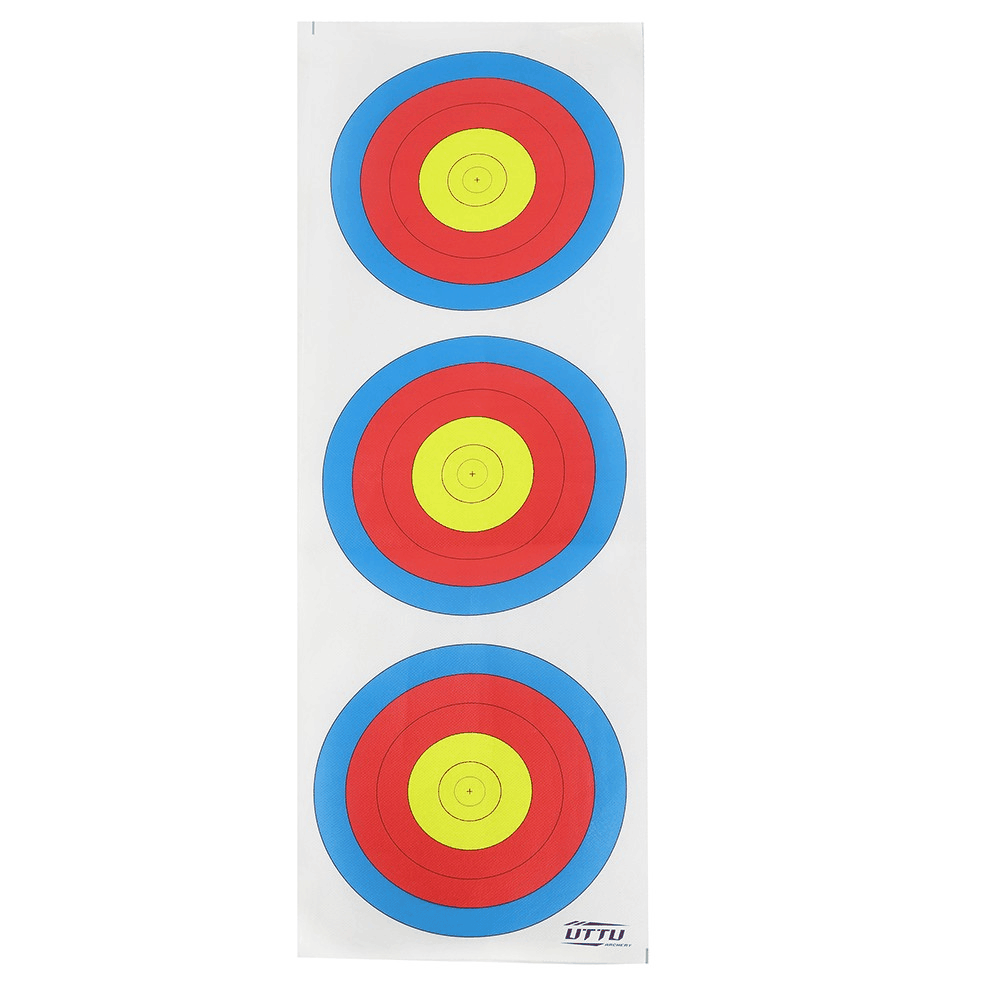 Non-Woven Archery Target Paper for Training and Competition (10 Pack)