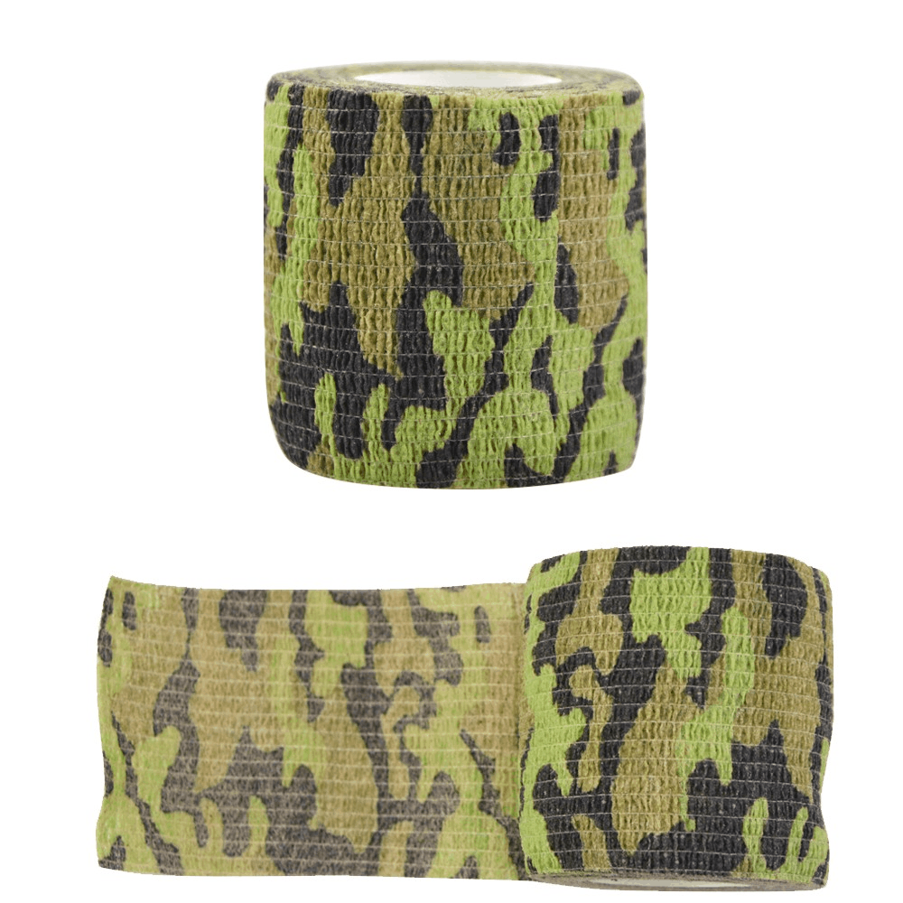 Camo Tape Self-Adhesive Wrap for Archery & Shooting Gear (3 Rolls)