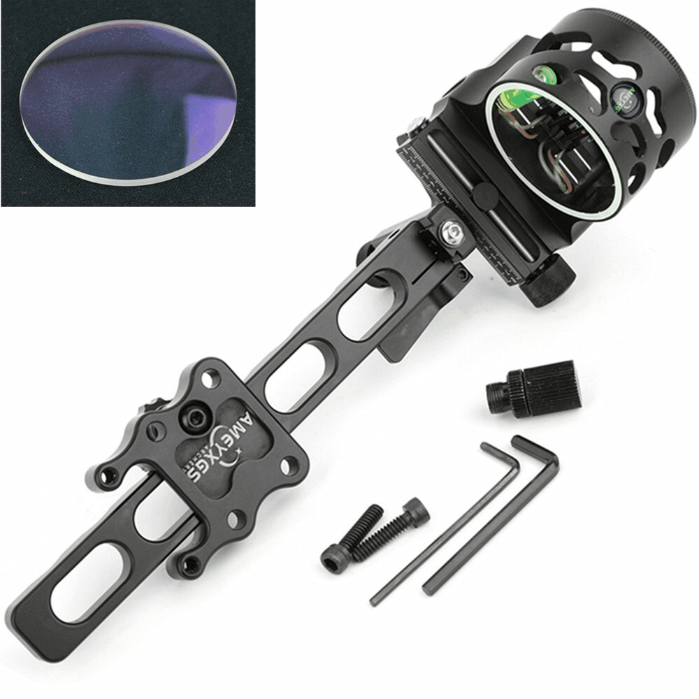 AMEYXGS Micro-Adjust .019" 5 Pin Hunting Bow Sight