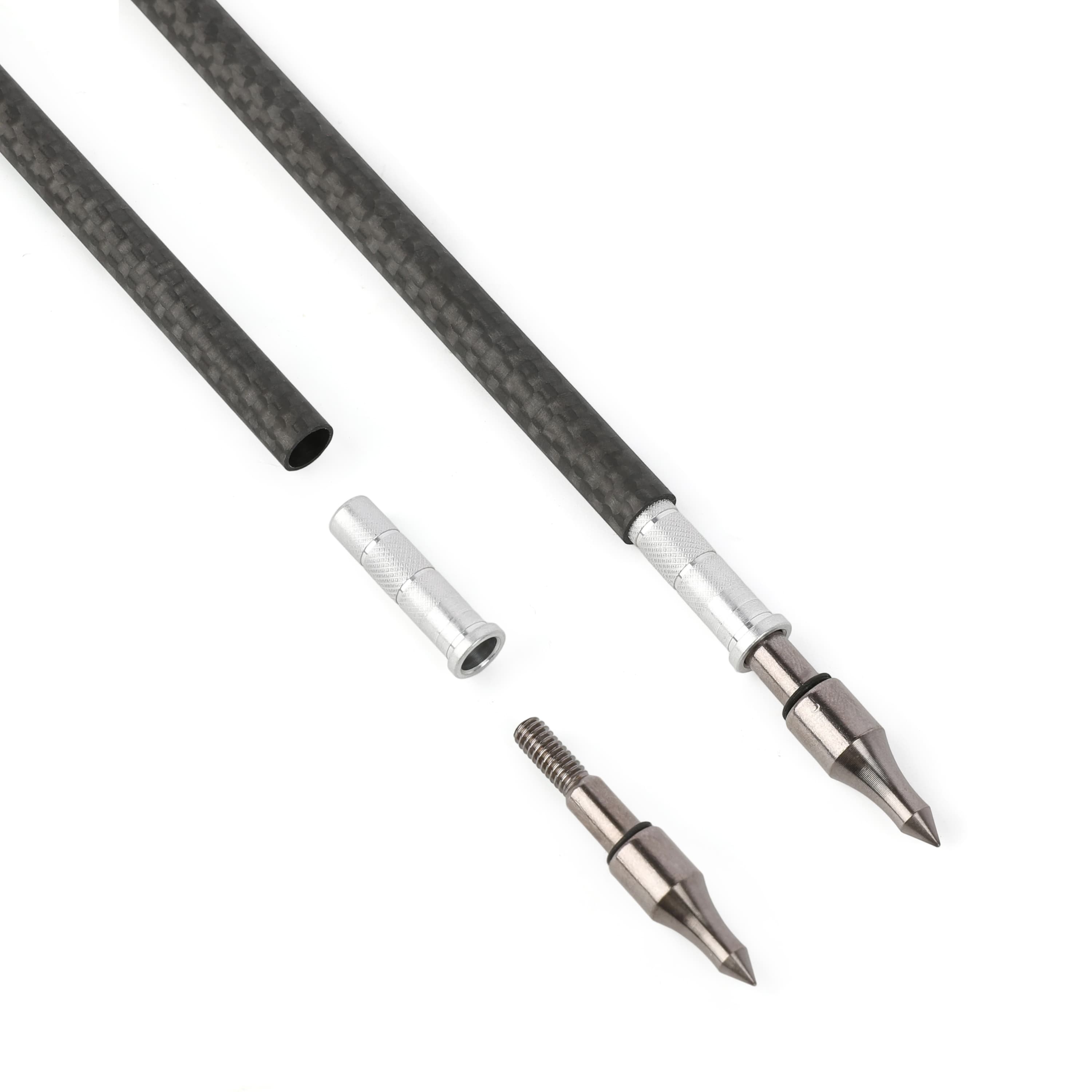 SHARROW 32" 3K Pure Carbon Arrows +/- .003" Spine 250-400 (12 Pack)