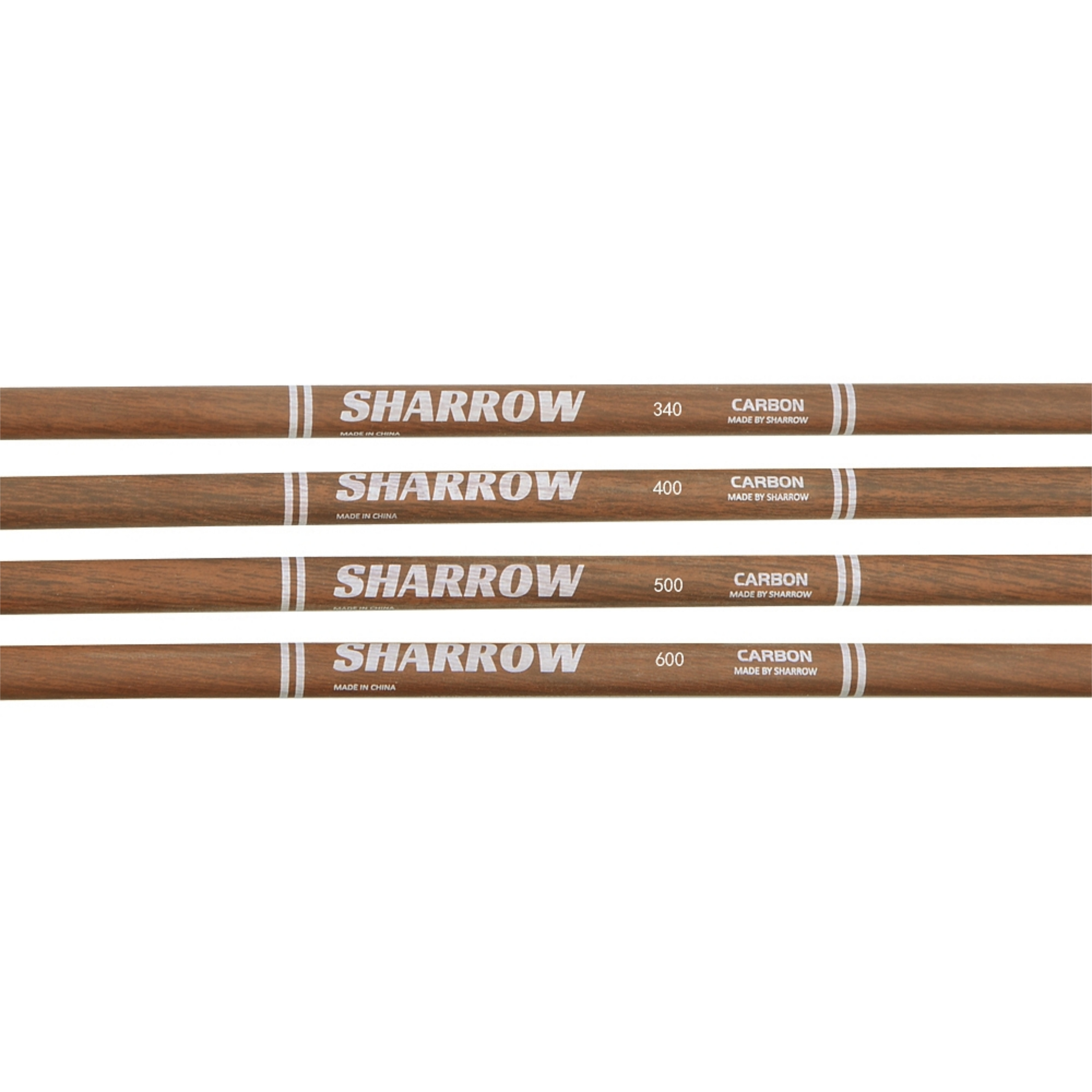 SHARROW 6.2 mm Traditional Carbon Arrow Shafts SP340-600 (12 Pack)-CHN Archery